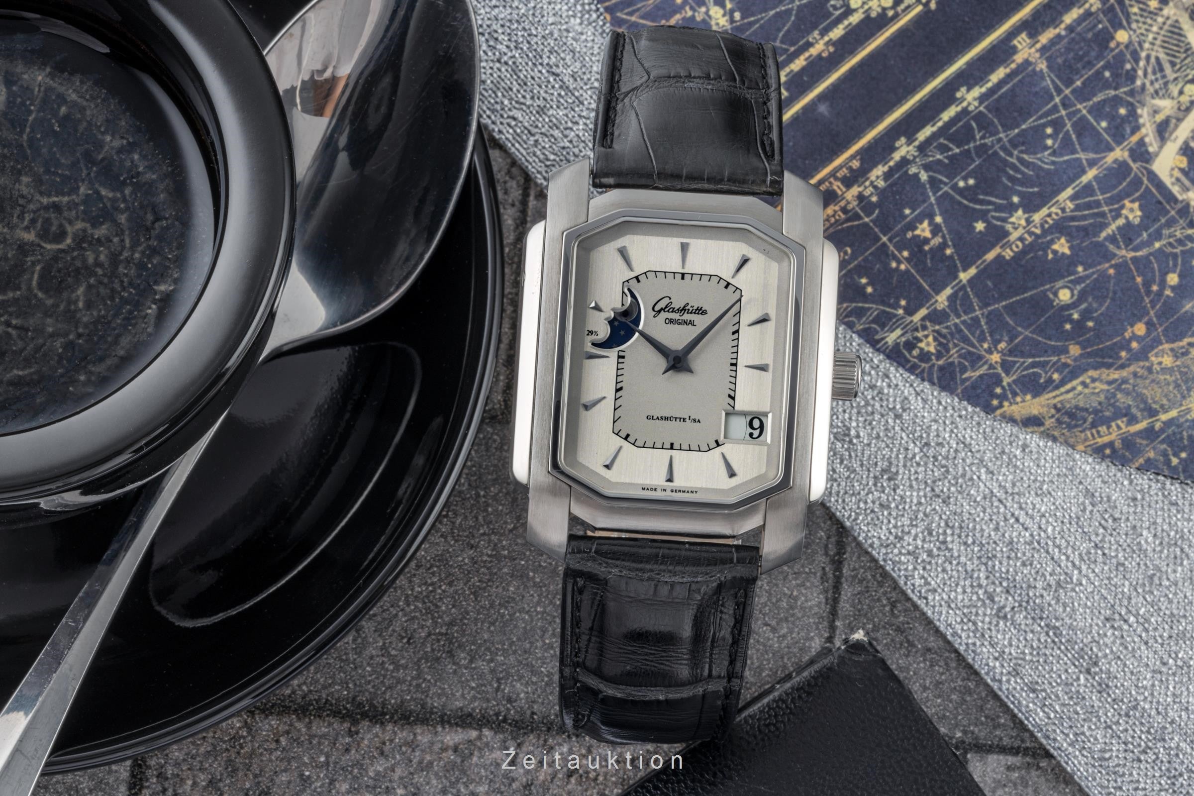 Glashütte Senator acero automático reloj para caballeros 39-43-04-04-04  [2305513]