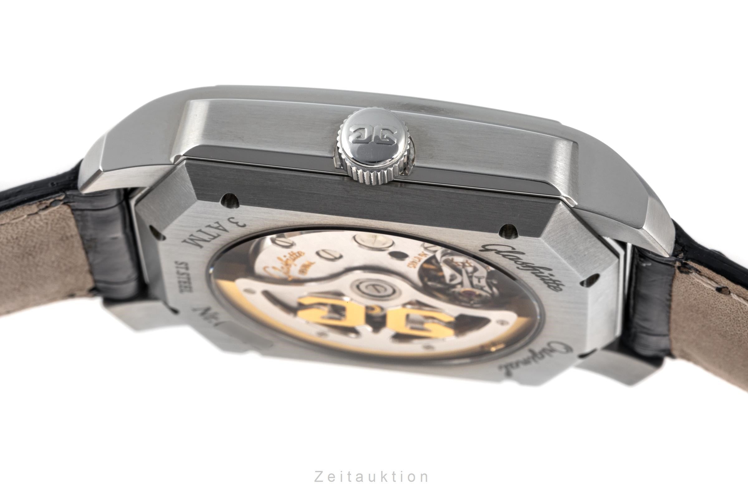 Glashütte Senator acero automático reloj para caballeros 39-43-04-04-04  [2305513]