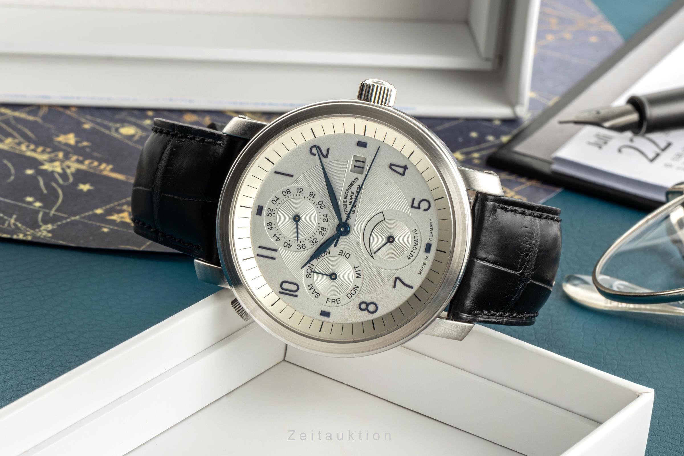 Mühle Business Timer acier automatique montre pour hommes M1-30-65-LB  [2305514]