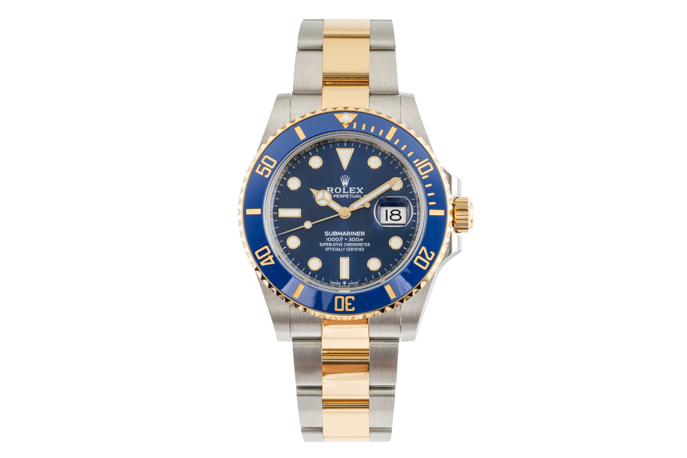 Rolex Submariner acciaio / oro automatismo orologio da uomo 126613LB  [2305566]