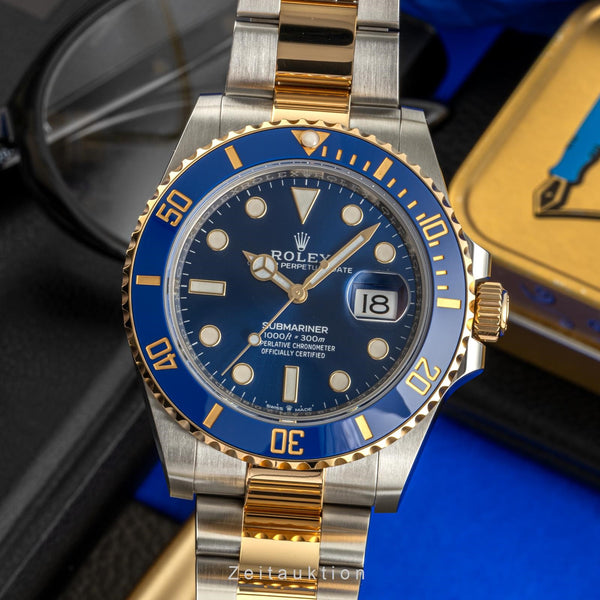 Rolex Submariner acciaio / oro automatismo orologio da uomo 126613LB  [2305566]