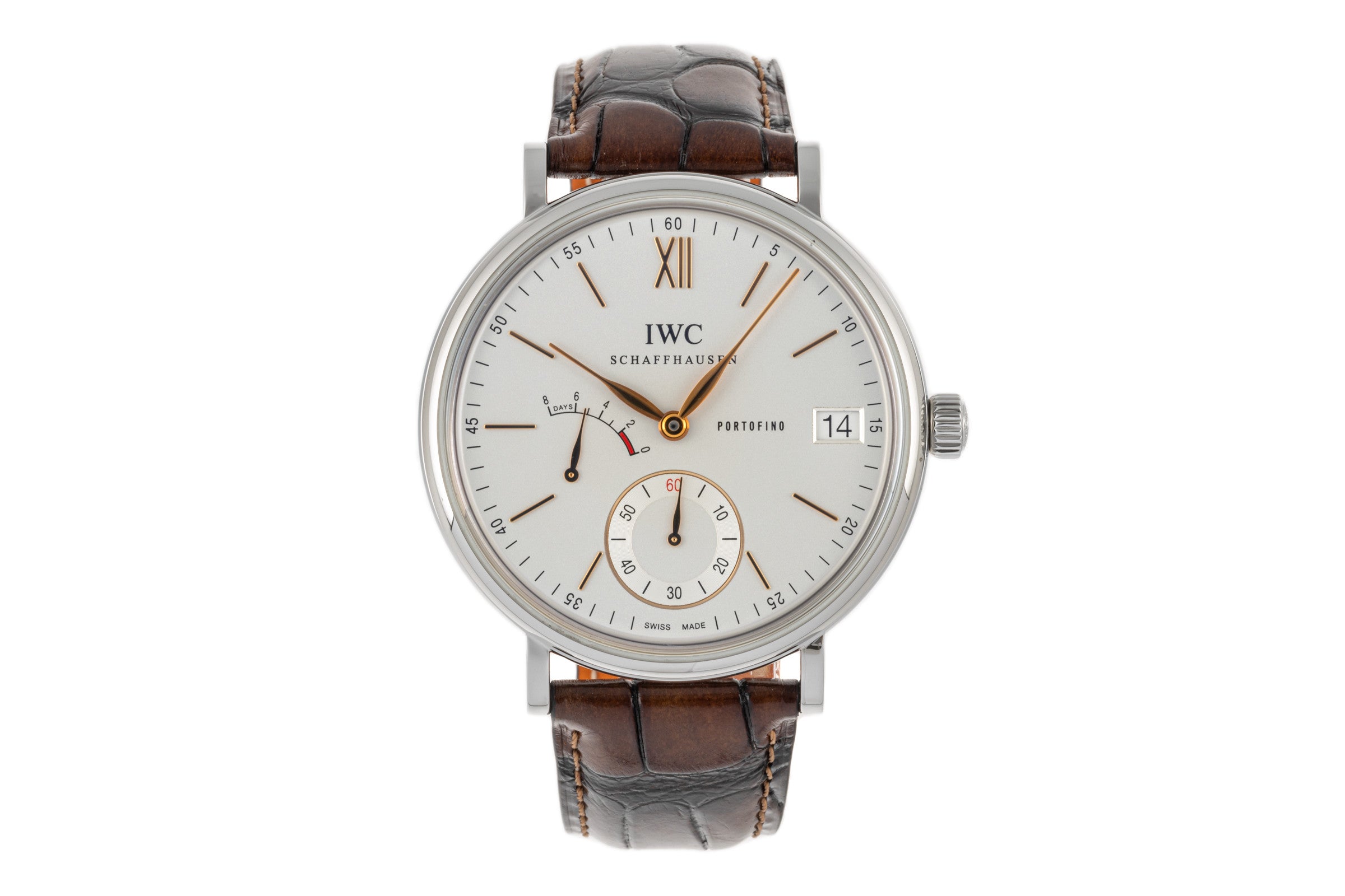 IWC Portofino acciaio carica manuale orologio da uomo IW510103 LP: 11200EUR  [2305580]