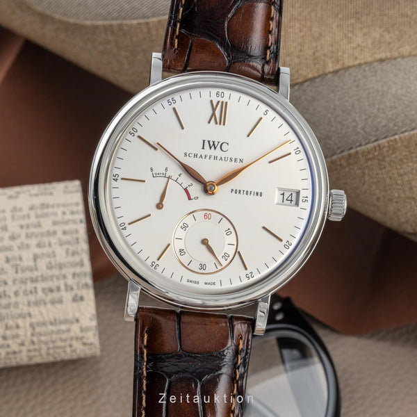 IWC Portofino acciaio carica manuale orologio da uomo IW510103 LP: 11200EUR  [2305580]