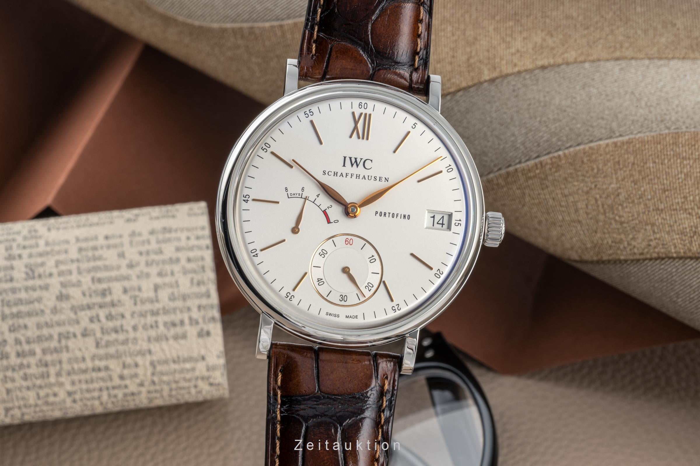 IWC Portofino acciaio carica manuale orologio da uomo IW510103 LP: 11200EUR  [2305580]