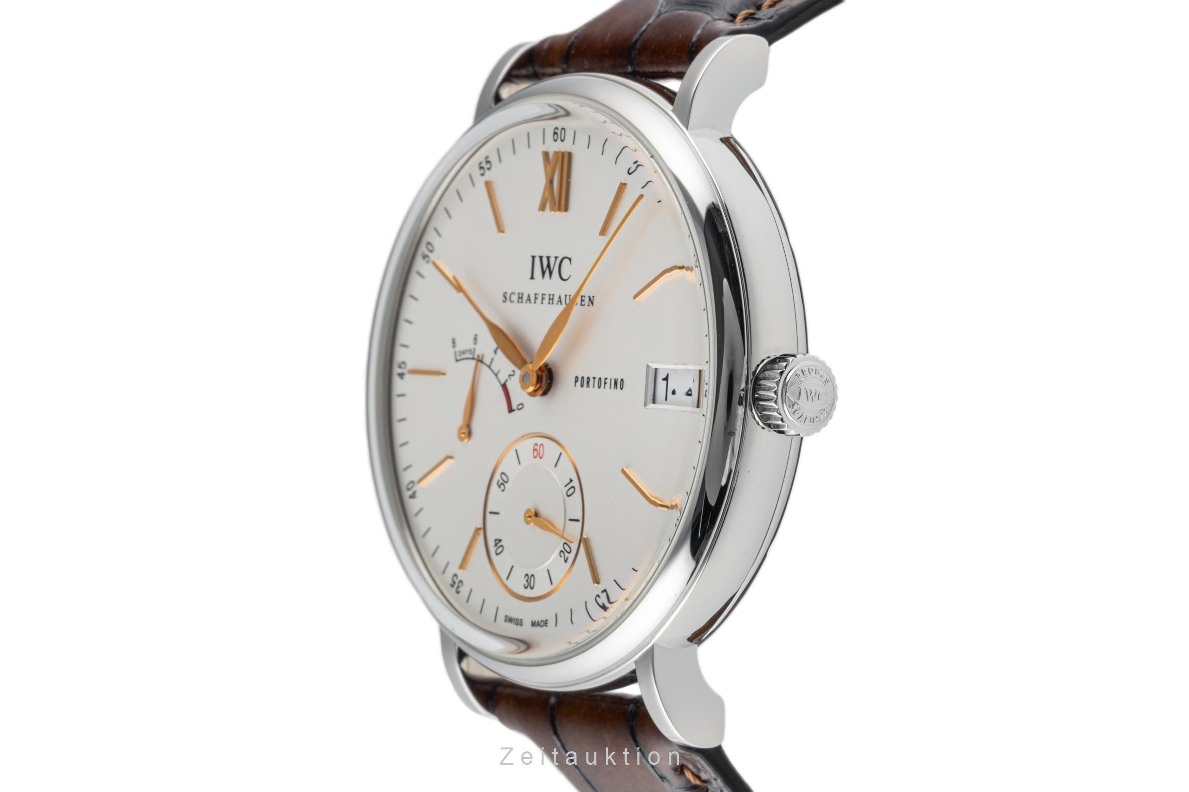 IWC Portofino acciaio carica manuale orologio da uomo IW510103 LP: 11200EUR  [2305580]