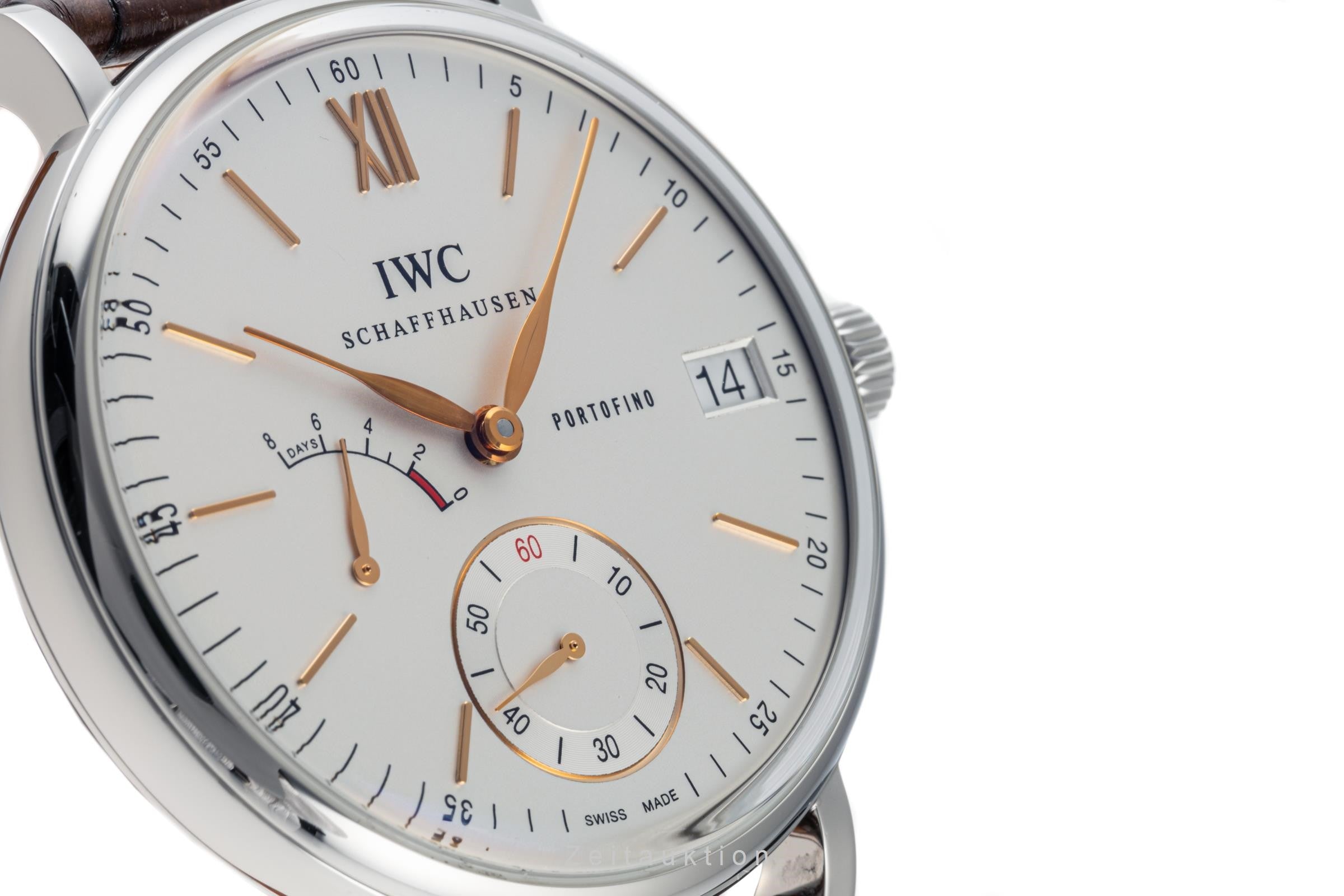 IWC Portofino acciaio carica manuale orologio da uomo IW510103 LP: 11200EUR  [2305580]