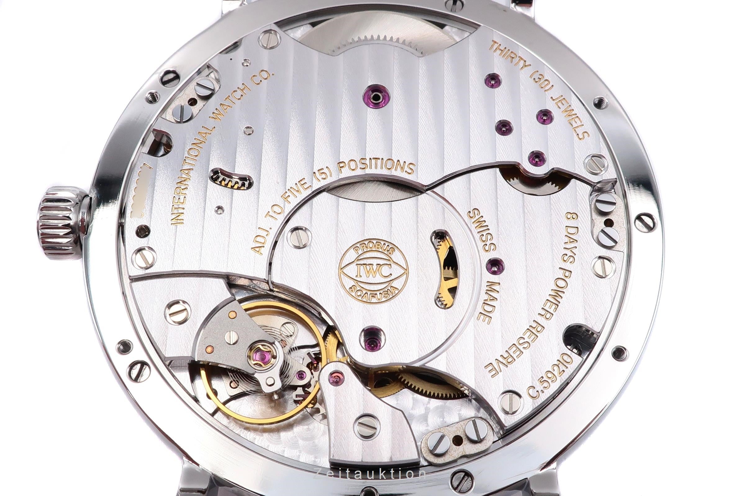 IWC Portofino acciaio carica manuale orologio da uomo IW510103 LP: 11200EUR  [2305580]