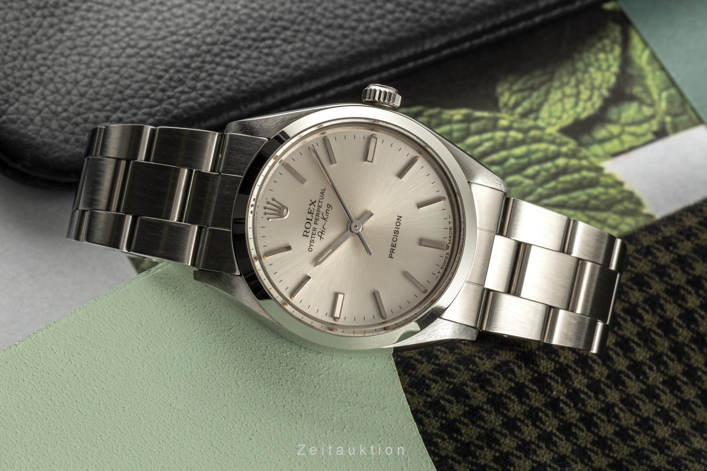 Rolex Air King acciaio automatismo orologio da uomo 5500 LP: 7600EUR  [2305585]