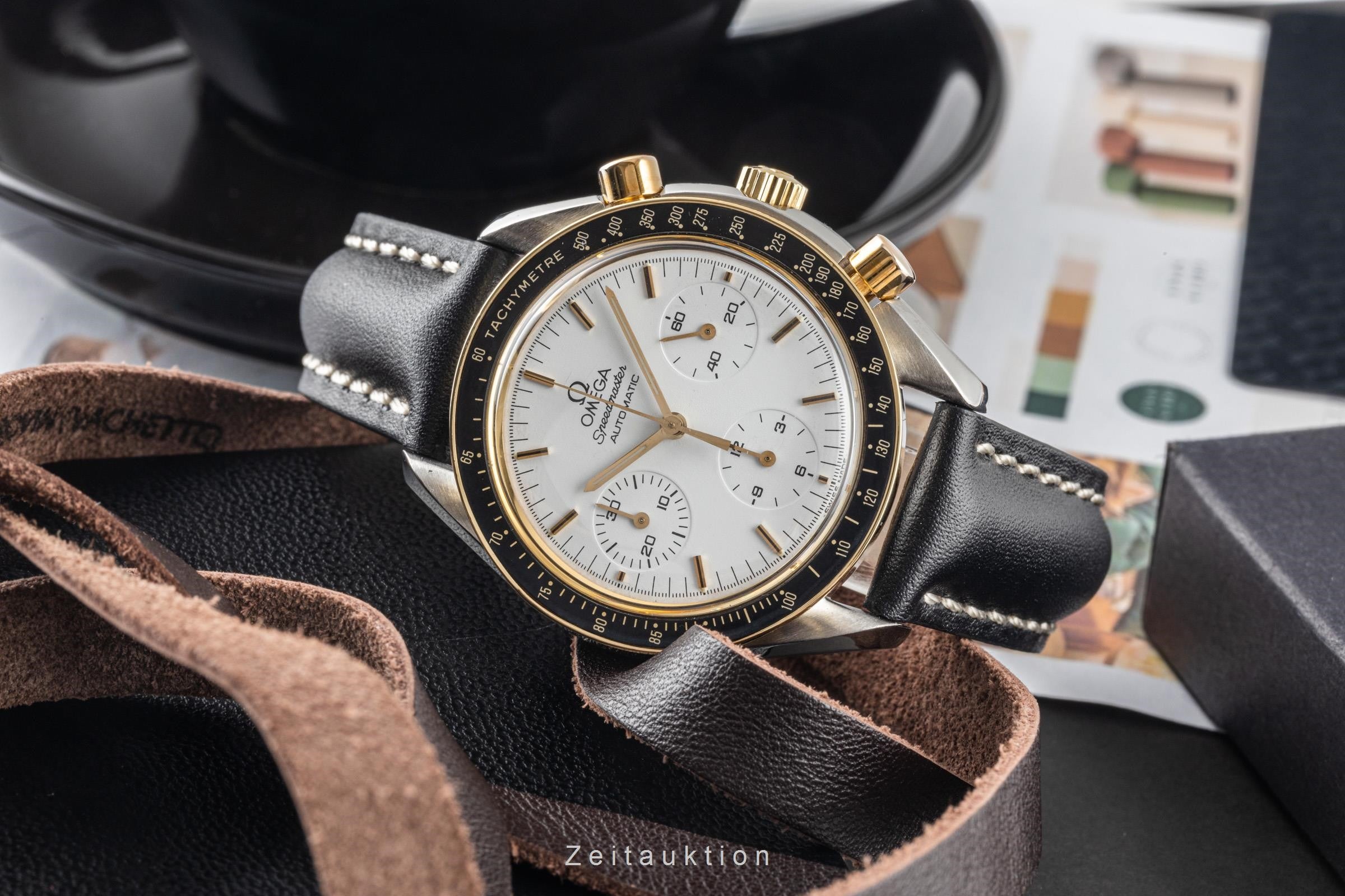 Omega Speedmaster Chronograph Stahl / Gold Automatik Herrenuhr Ref. 175.0032  [2305596]