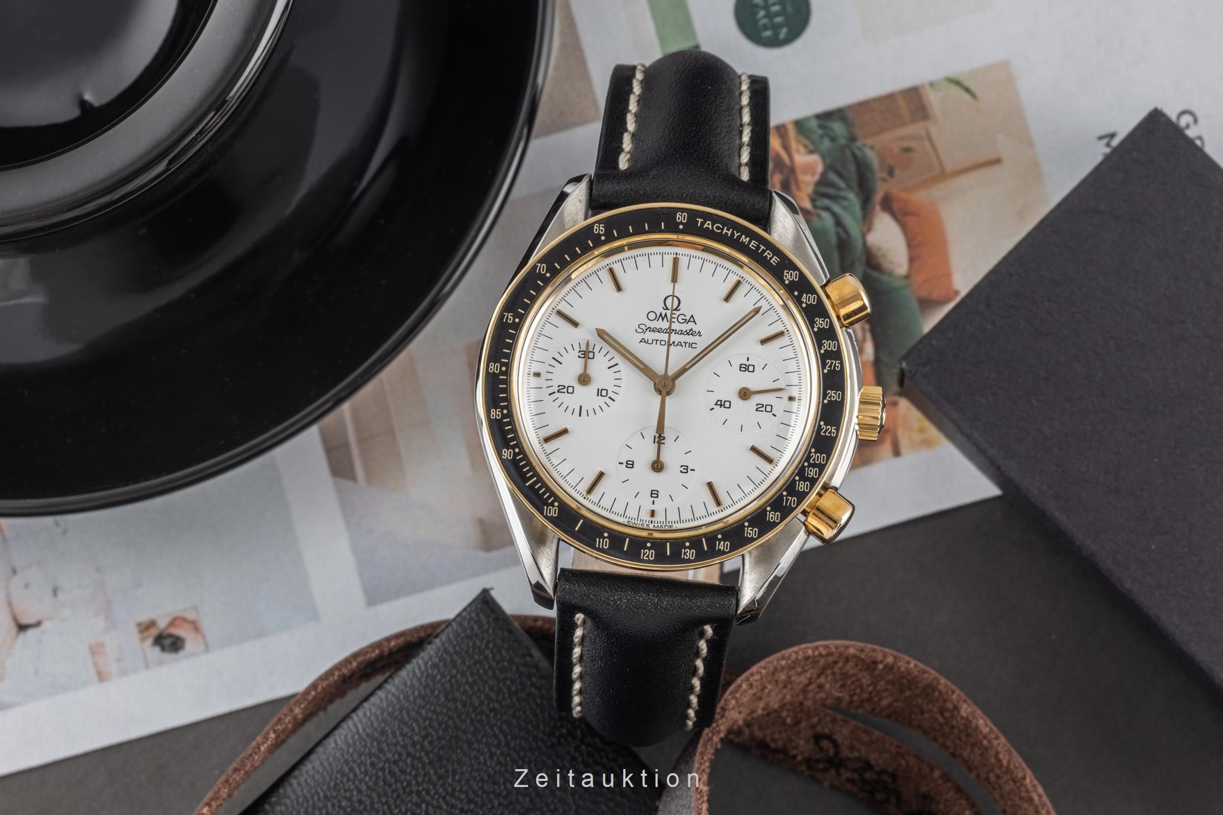 Omega Speedmaster Chronograph Stahl / Gold Automatik Herrenuhr Ref. 175.0032  [2305596]