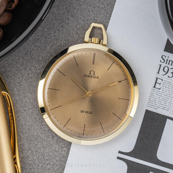 Omega De Ville 14 ct yellow gold manual winding pocket watch 1317714  [2305602]