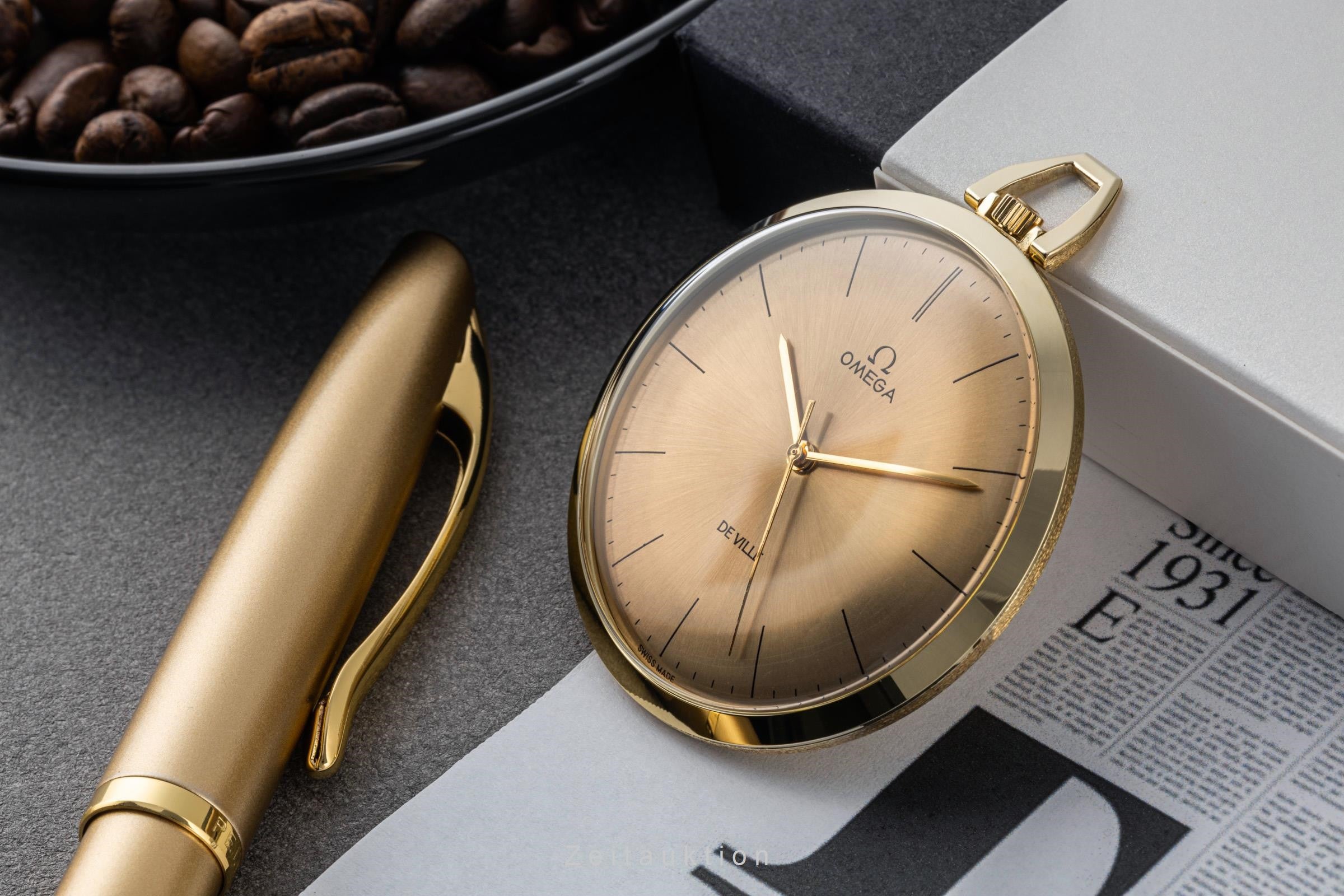 Omega De Ville 14 ct yellow gold manual winding pocket watch 1317714  [2305602]