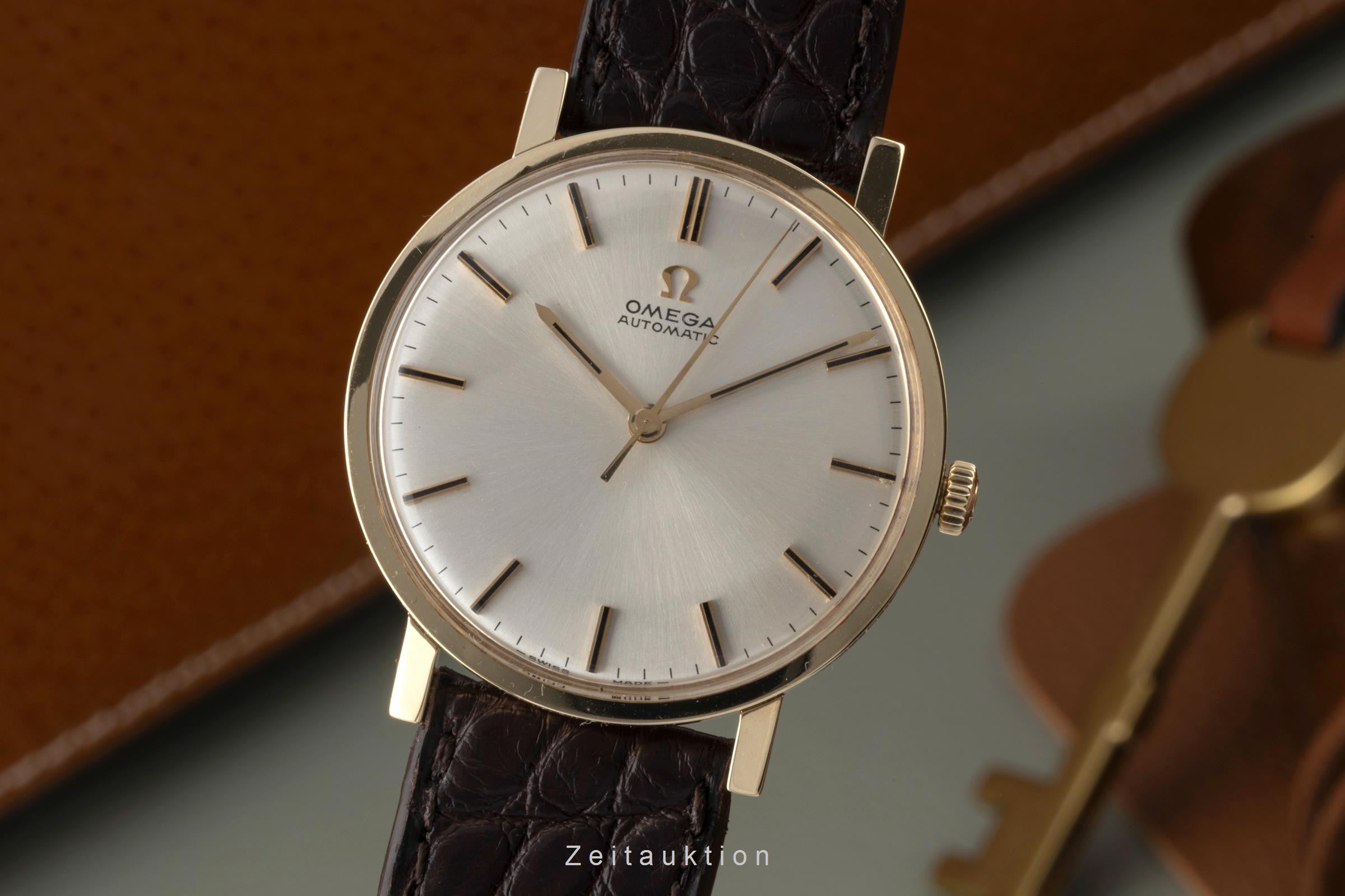 Omega Geneve 14 ct yellow gold automatic men's watch 161.009 Vintage  [2305603]