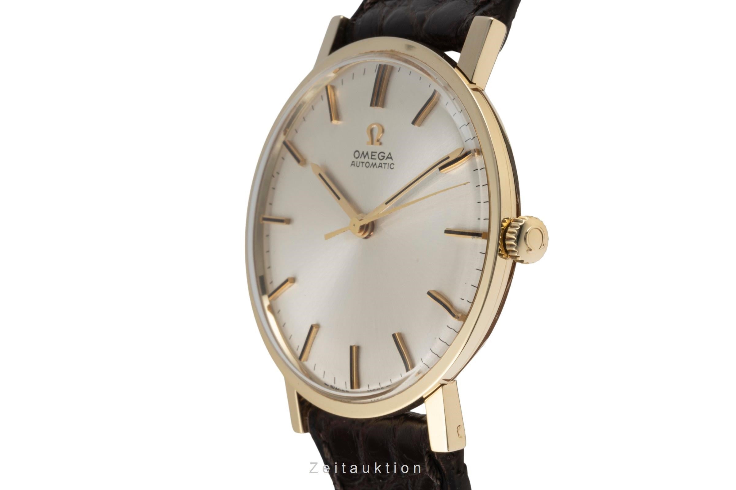 Omega Geneve or jaunen 14 ct automatique montre pour hommes 161.009 Vintage  [2305603]