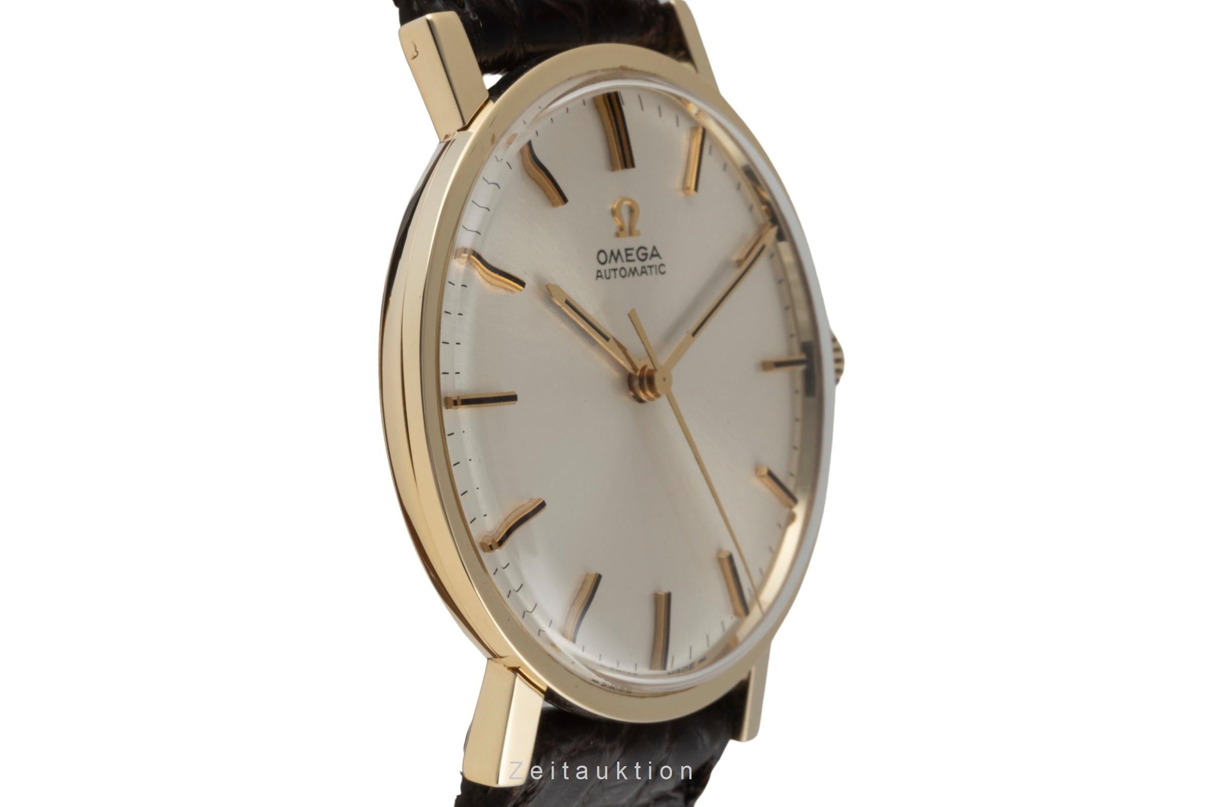 Omega Geneve or jaunen 14 ct automatique montre pour hommes 161.009 Vintage  [2305603]