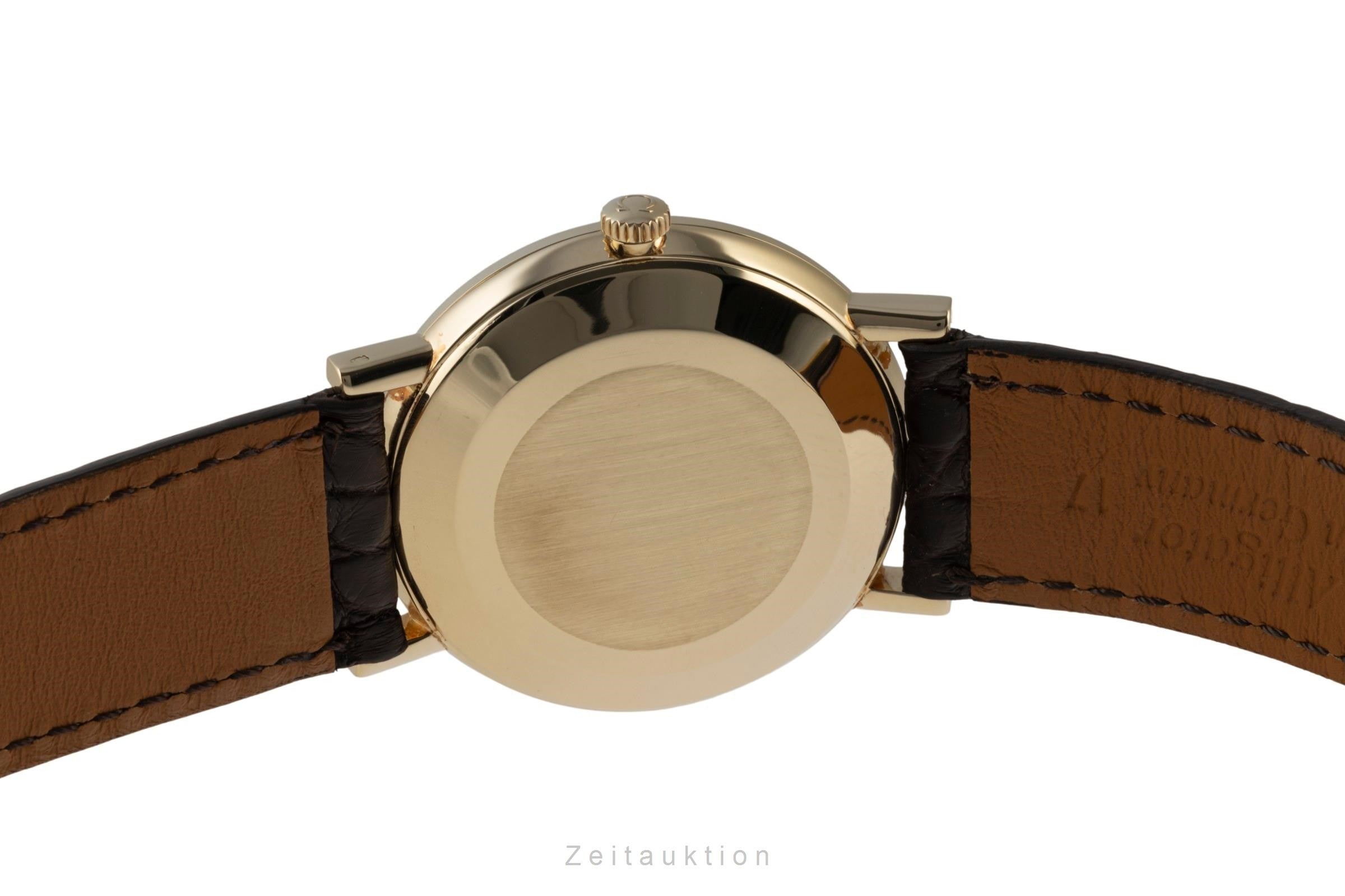 Omega Geneve or jaunen 14 ct automatique montre pour hommes 161.009 Vintage  [2305603]