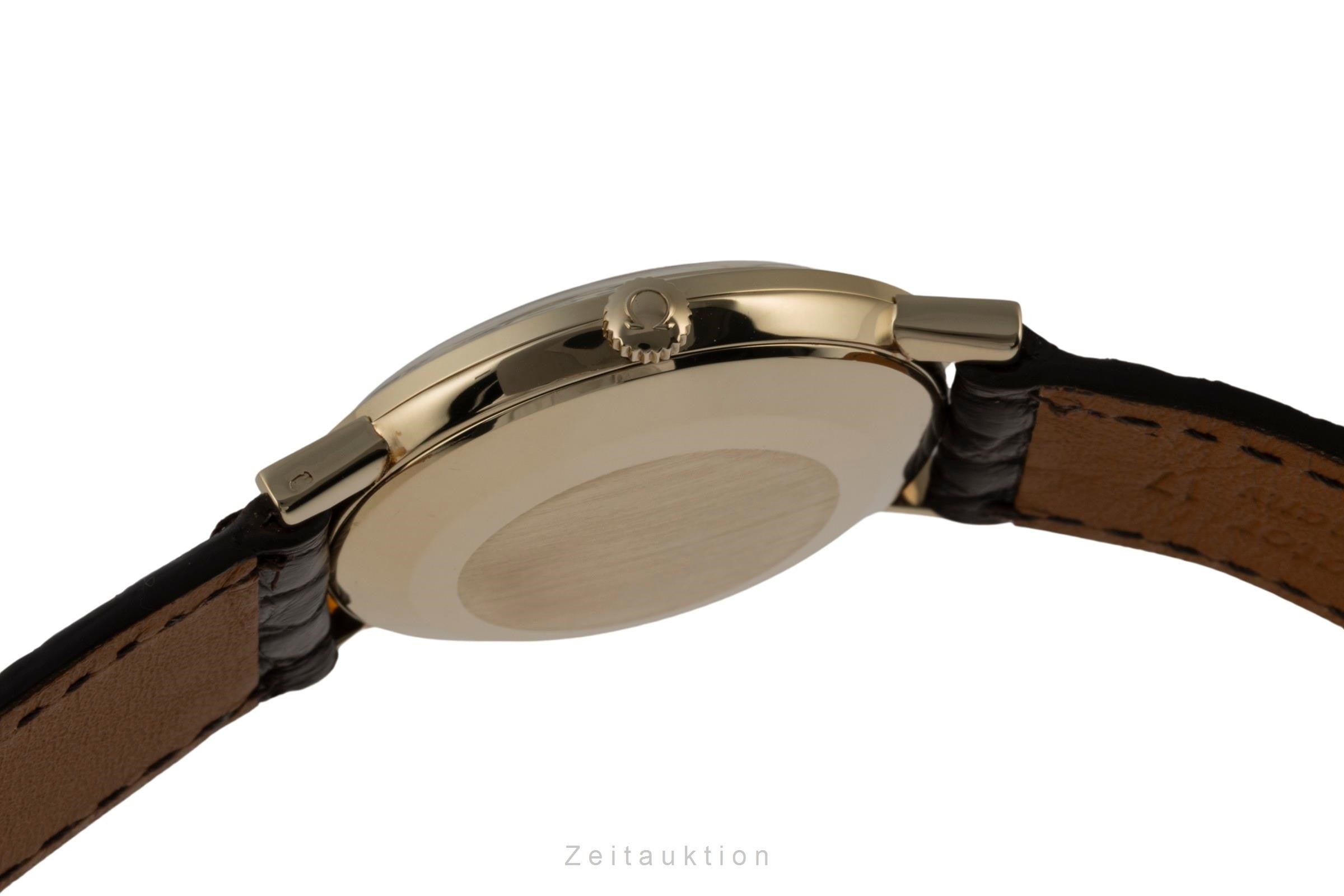 Omega Geneve or jaunen 14 ct automatique montre pour hommes 161.009 Vintage  [2305603]