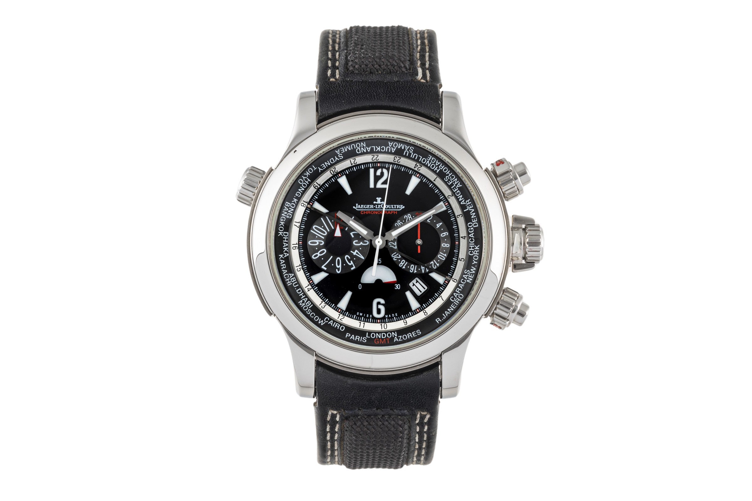 Jaeger LeCoultre Master Compressor cronografo acciaio automatismo orologio da uomo Q1768470, 150.8.22  [2305615]