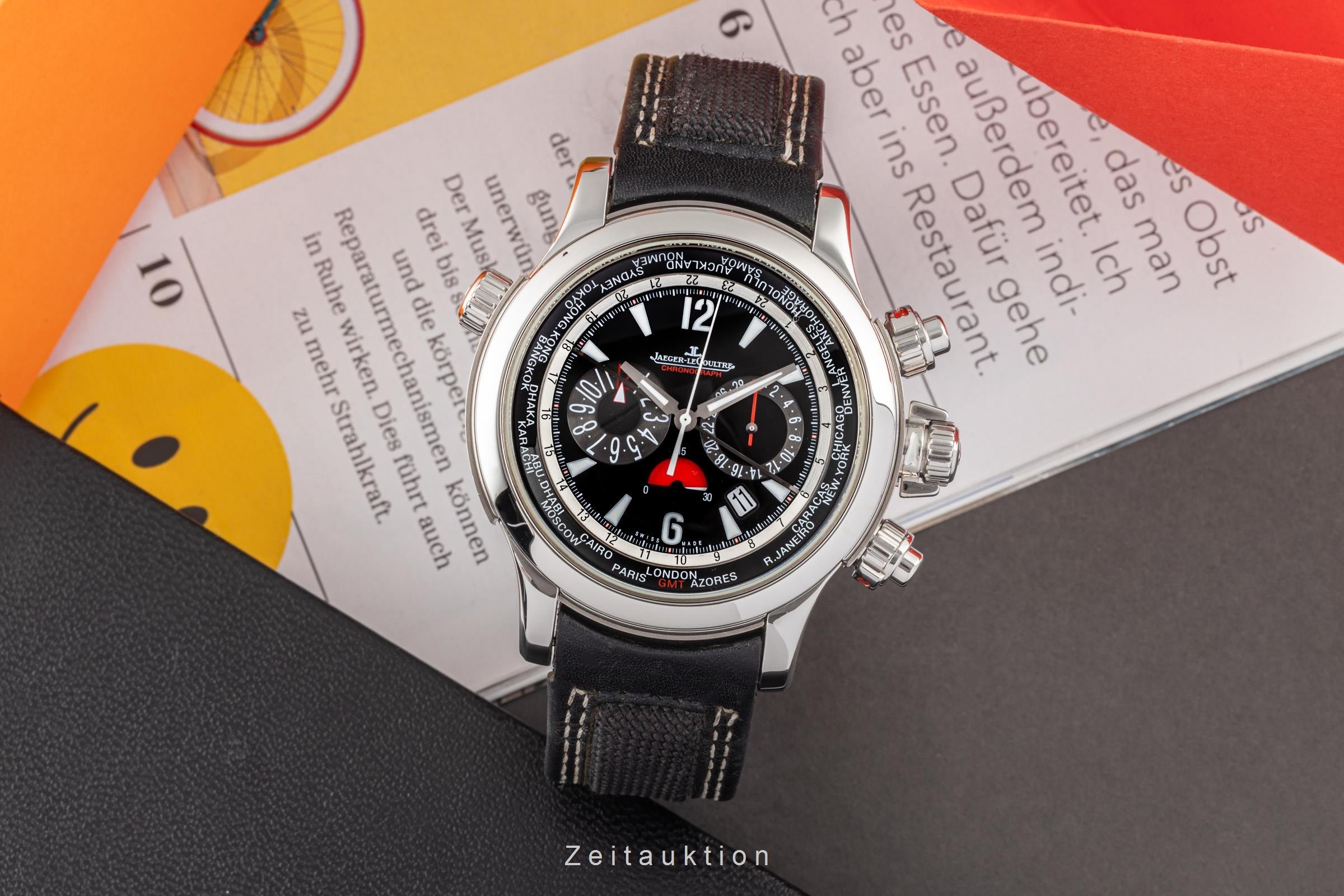 Jaeger LeCoultre Master Compressor cronografo acciaio automatismo orologio da uomo Q1768470, 150.8.22  [2305615]