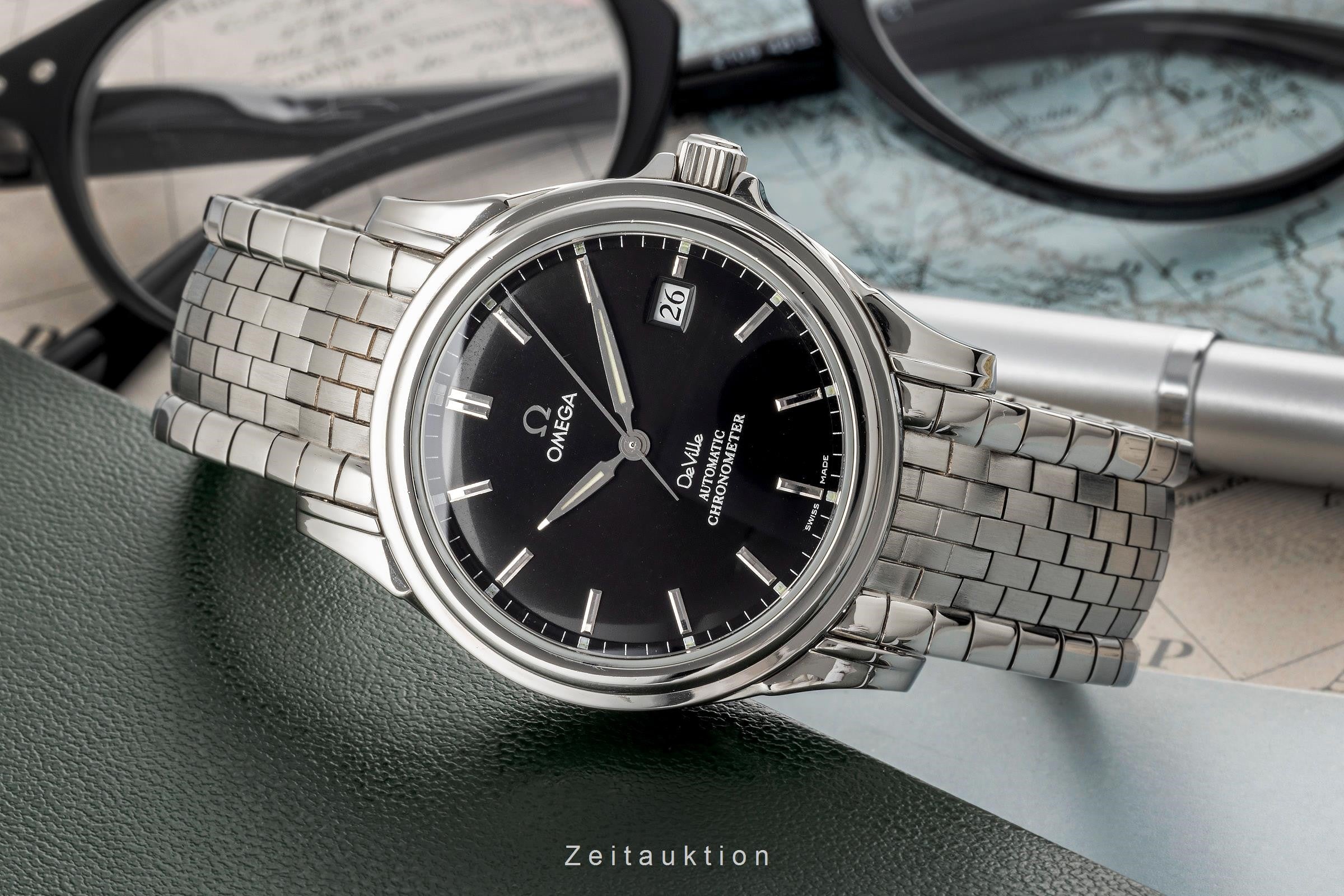 Omega De Ville steel automatic men's watch 168.1700, 4831.50.31 LP: 3200EUR  [2305620]