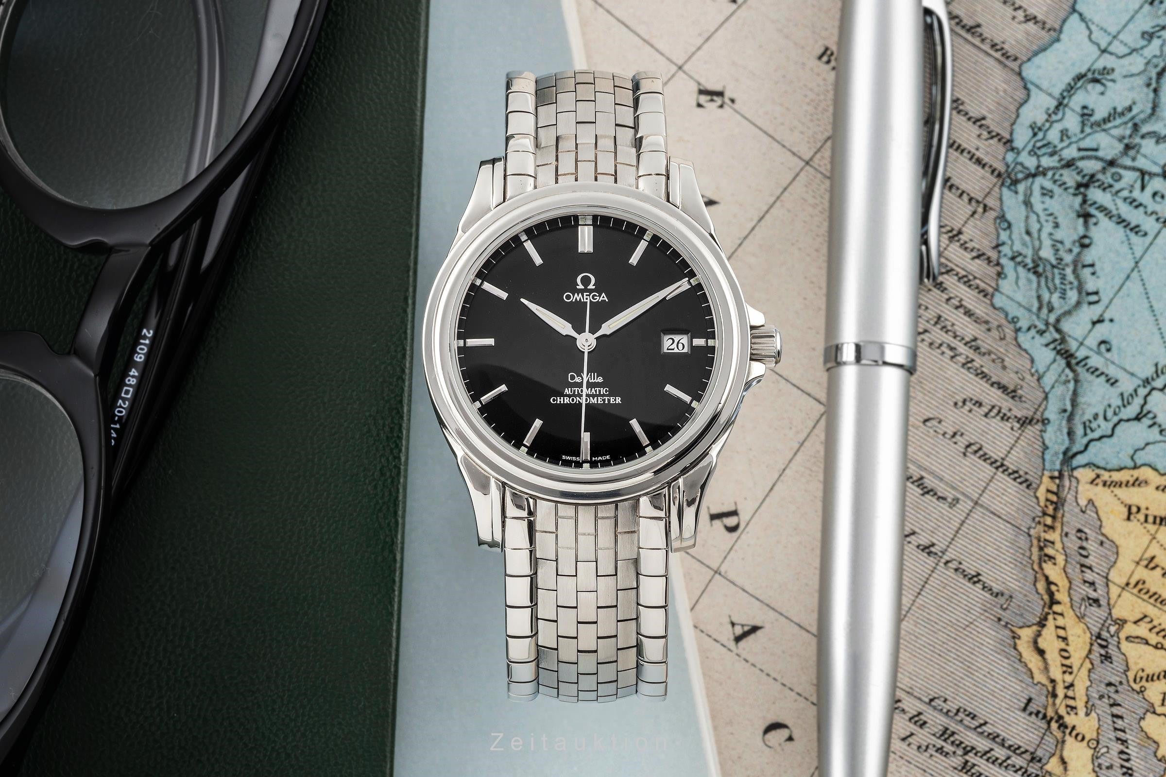 Omega De Ville steel automatic men's watch 168.1700, 4831.50.31 LP: 3200EUR  [2305620]