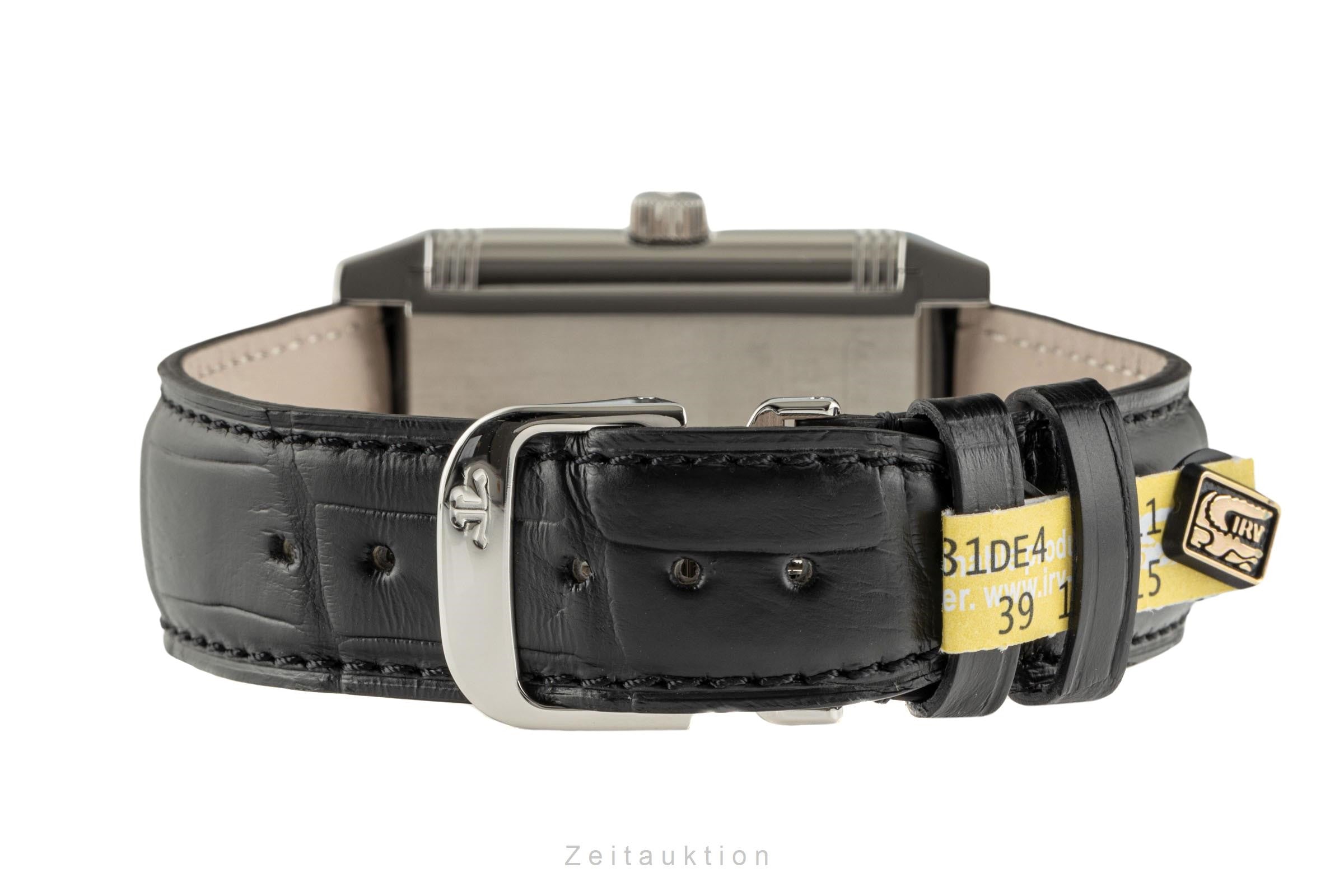 Jaeger LeCoultre Reverso acier automatique montre pour hommes Q3038420, 240.8.72  [2305624]