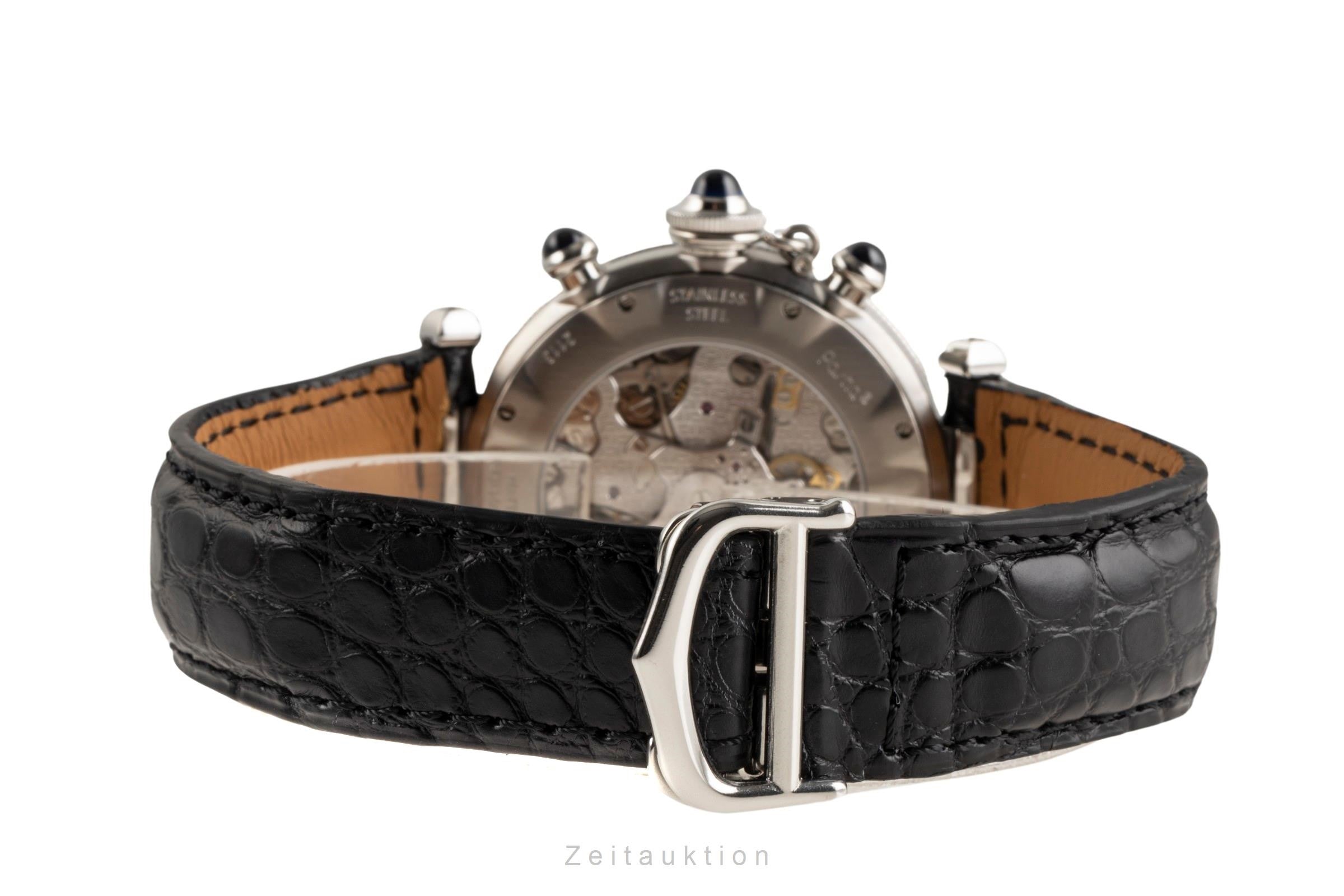 Cartier Pasha cronografo acciaio automatismo orologio da uomo W3103055, 2113  [2305650]