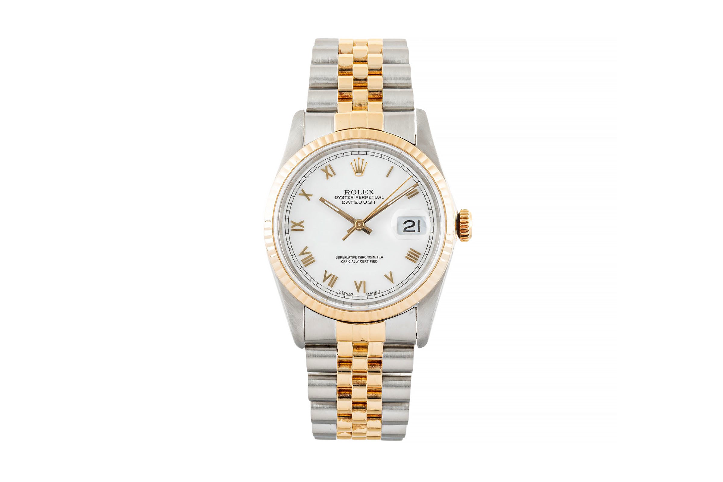 Rolex Datejust acciaio / oro automatismo orologio da uomo 16233 LP: 12450EUR  [2305660]