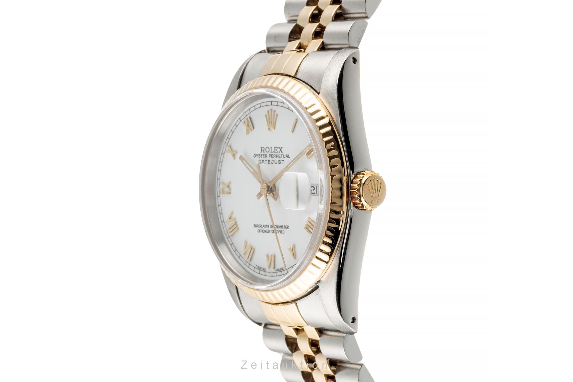Rolex Datejust acciaio / oro automatismo orologio da uomo 16233 LP: 12450EUR  [2305660]
