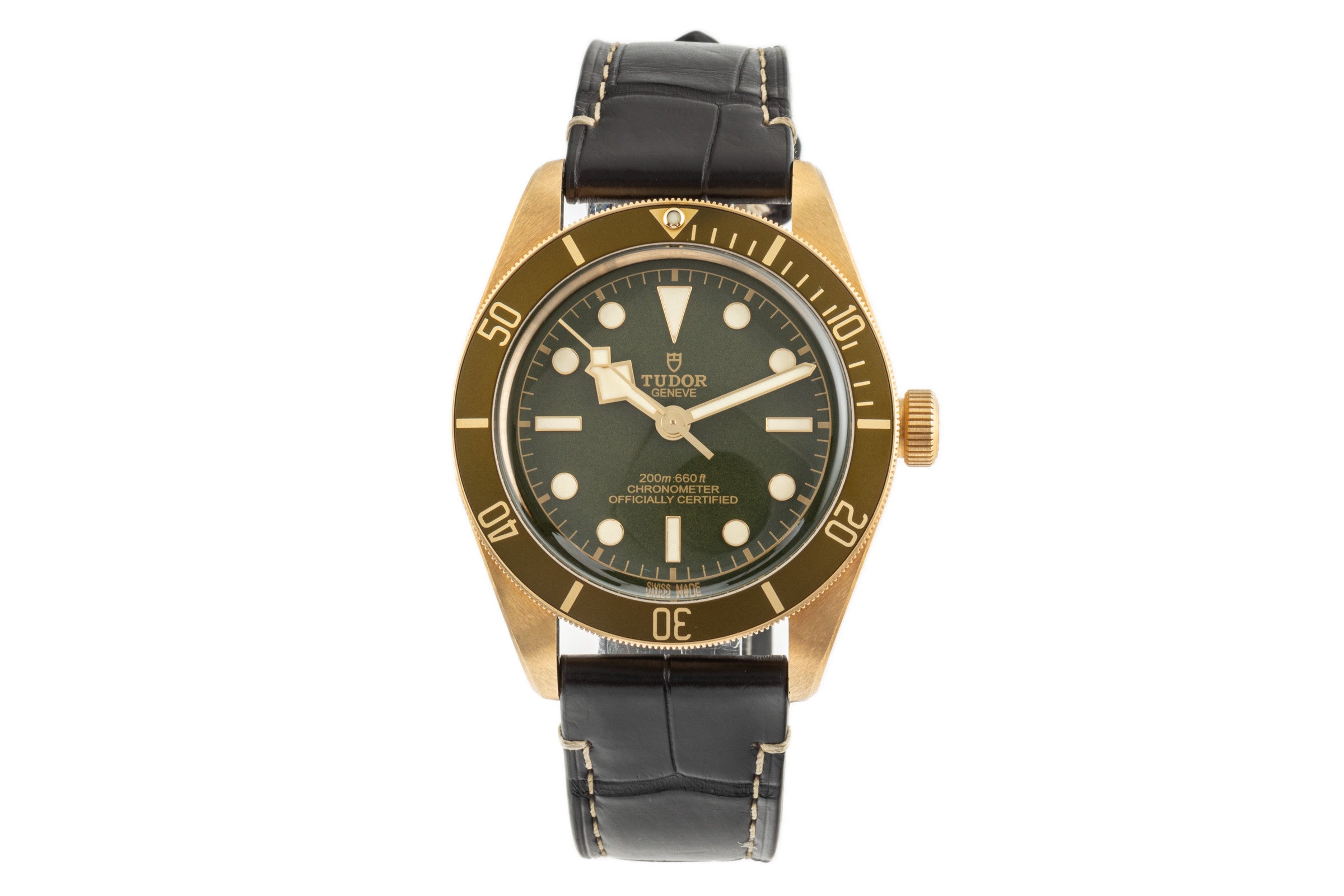 Tudor Black Bay 18 ct gold automatic men's watch 79018V LP: 17400EUR  [2305702]