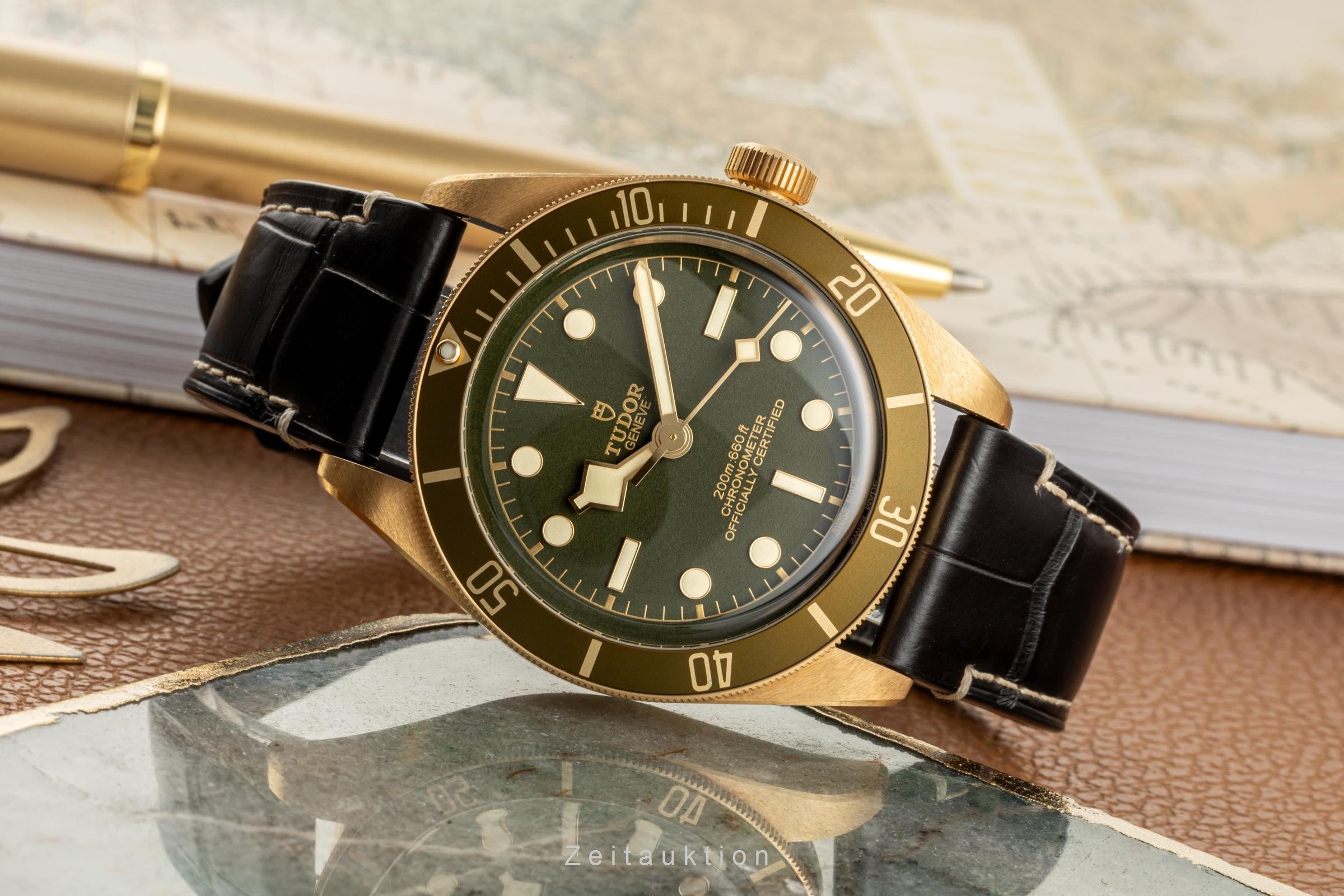 Tudor Black Bay 18 ct gold automatic men's watch 79018V LP: 17400EUR  [2305702]