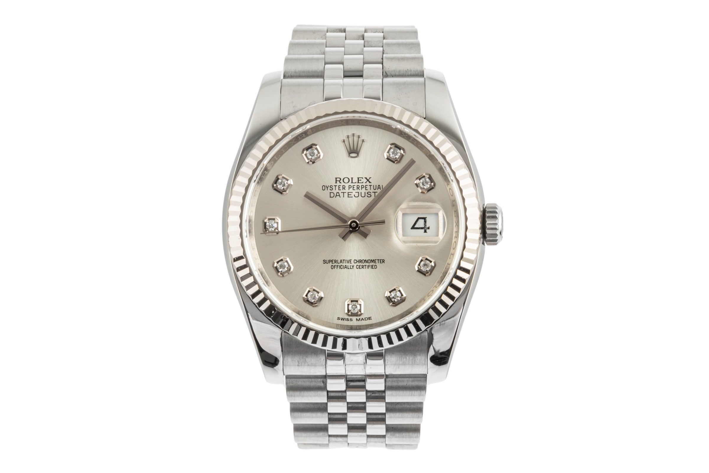 Rolex Datejust steel / white gold automatic men's watch 116234 LP: 10700EUR  [2305720]