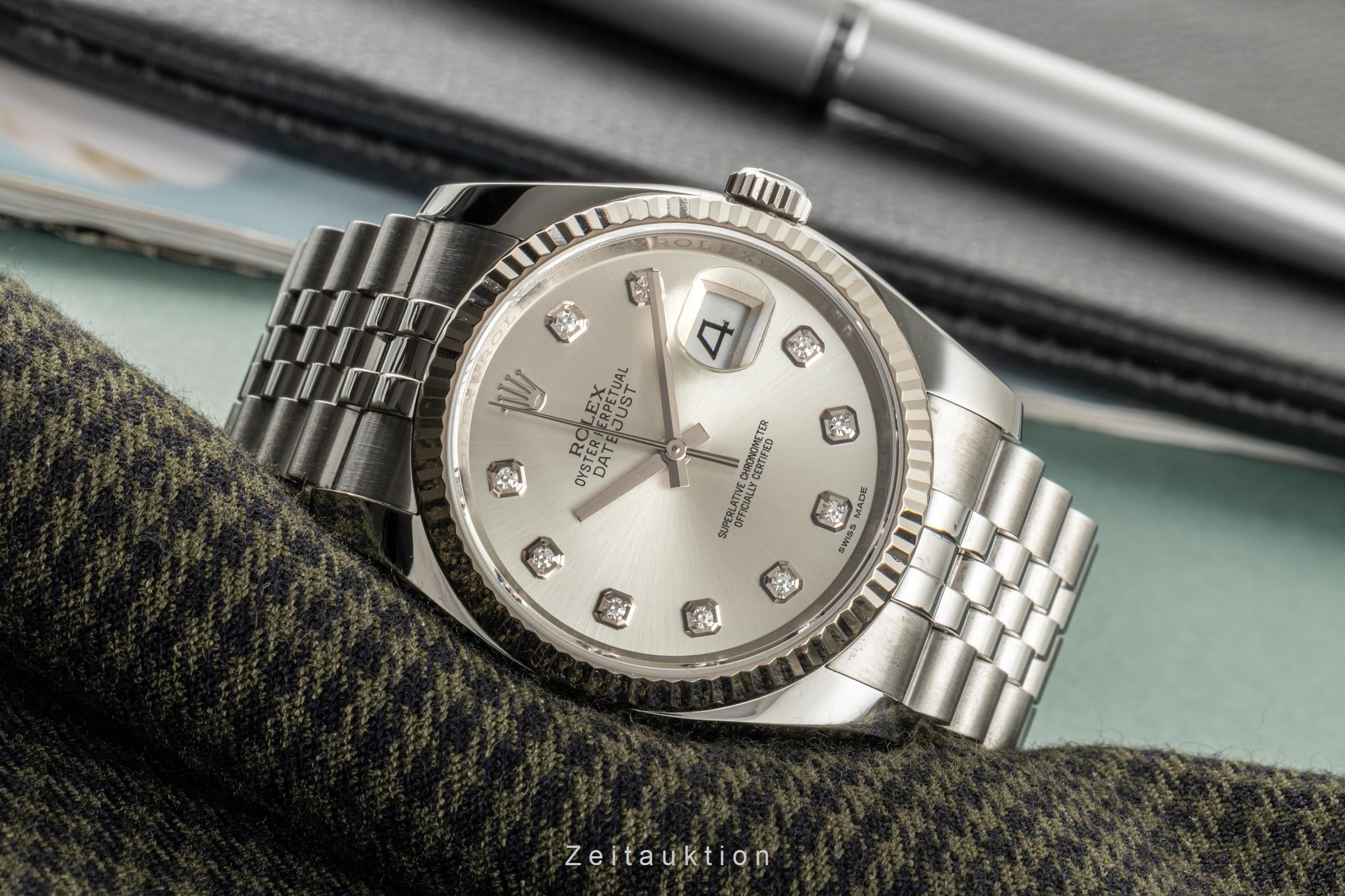 Rolex Datejust steel / white gold automatic men's watch 116234 LP: 10700EUR  [2305720]