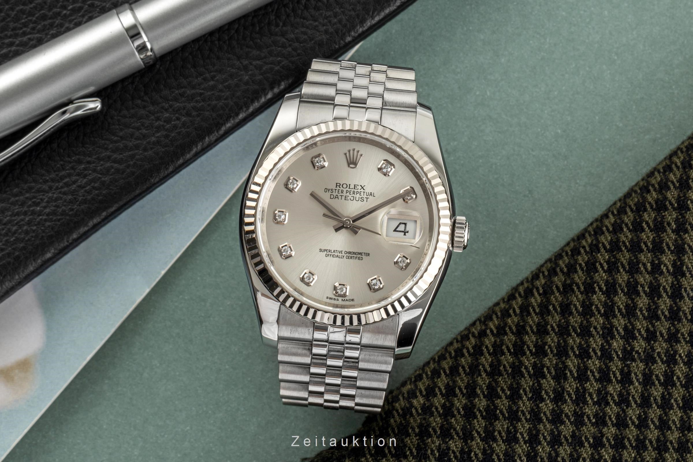Rolex Datejust steel / white gold automatic men's watch 116234 LP: 10700EUR  [2305720]