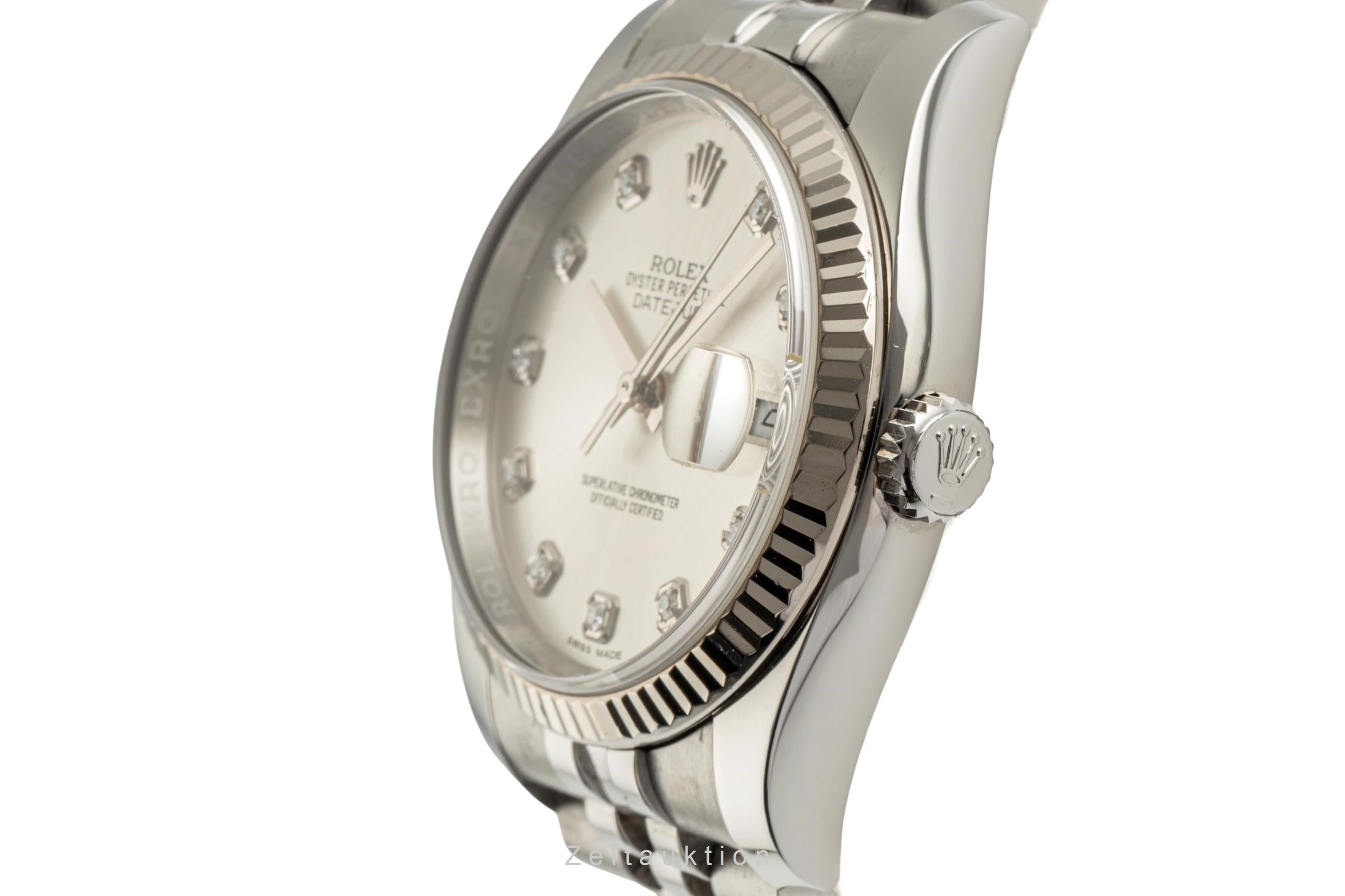 Rolex Datejust steel / white gold automatic men's watch 116234 LP: 10700EUR  [2305720]
