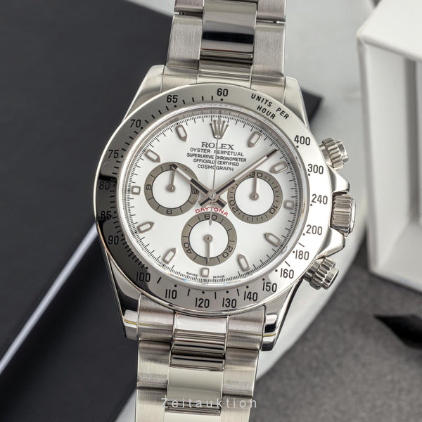 Rolex Daytona Stahl Weiss Rolex Daytona Chronograph Stahl