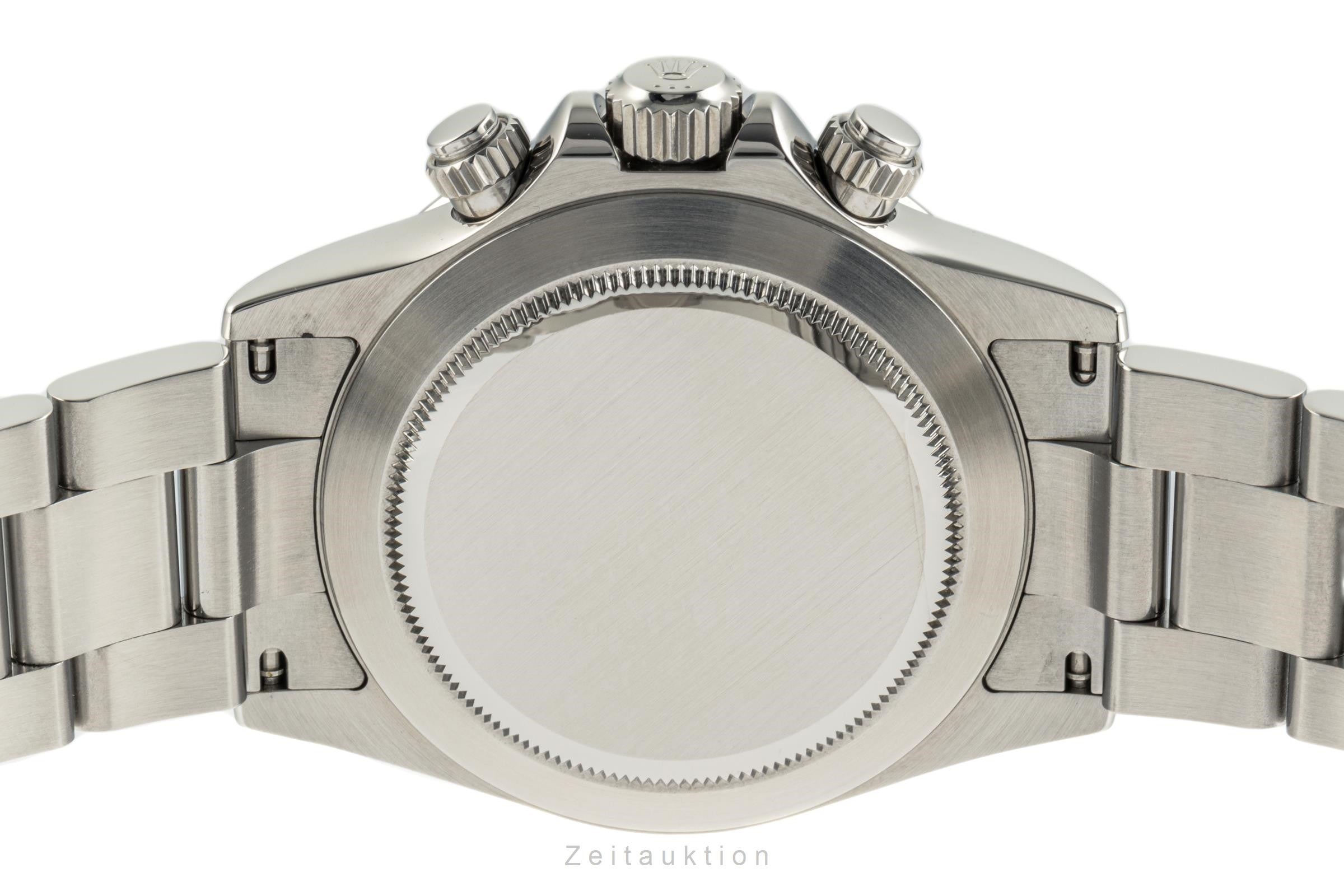 Rolex Daytona White Dial Chronograph Stahl Automatik Herrenuhr Ref. 116520 B&P [2305725]