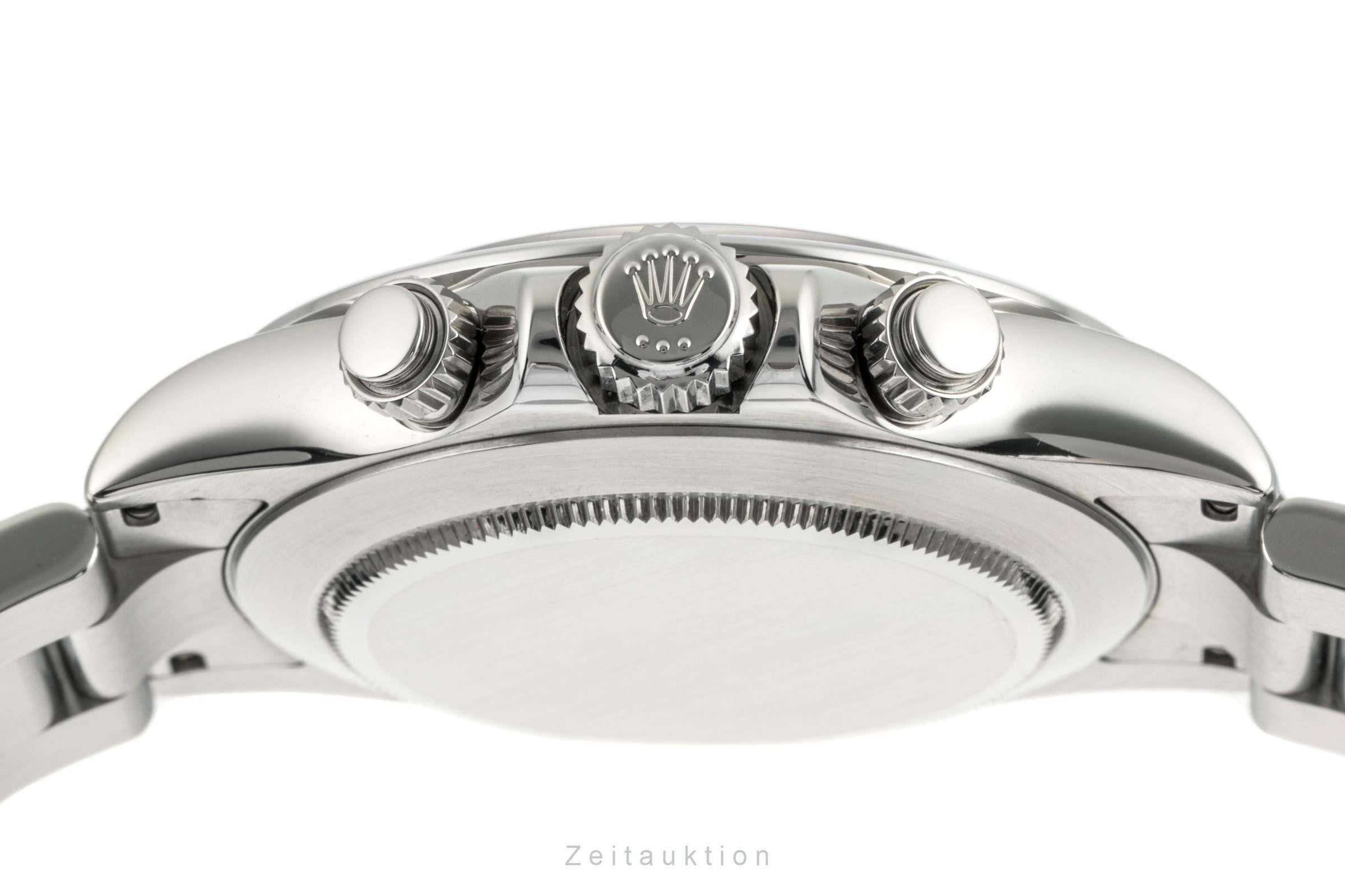 Rolex Daytona White Dial Chronograph Stahl Automatik Herrenuhr Ref. 116520 B&P [2305725]