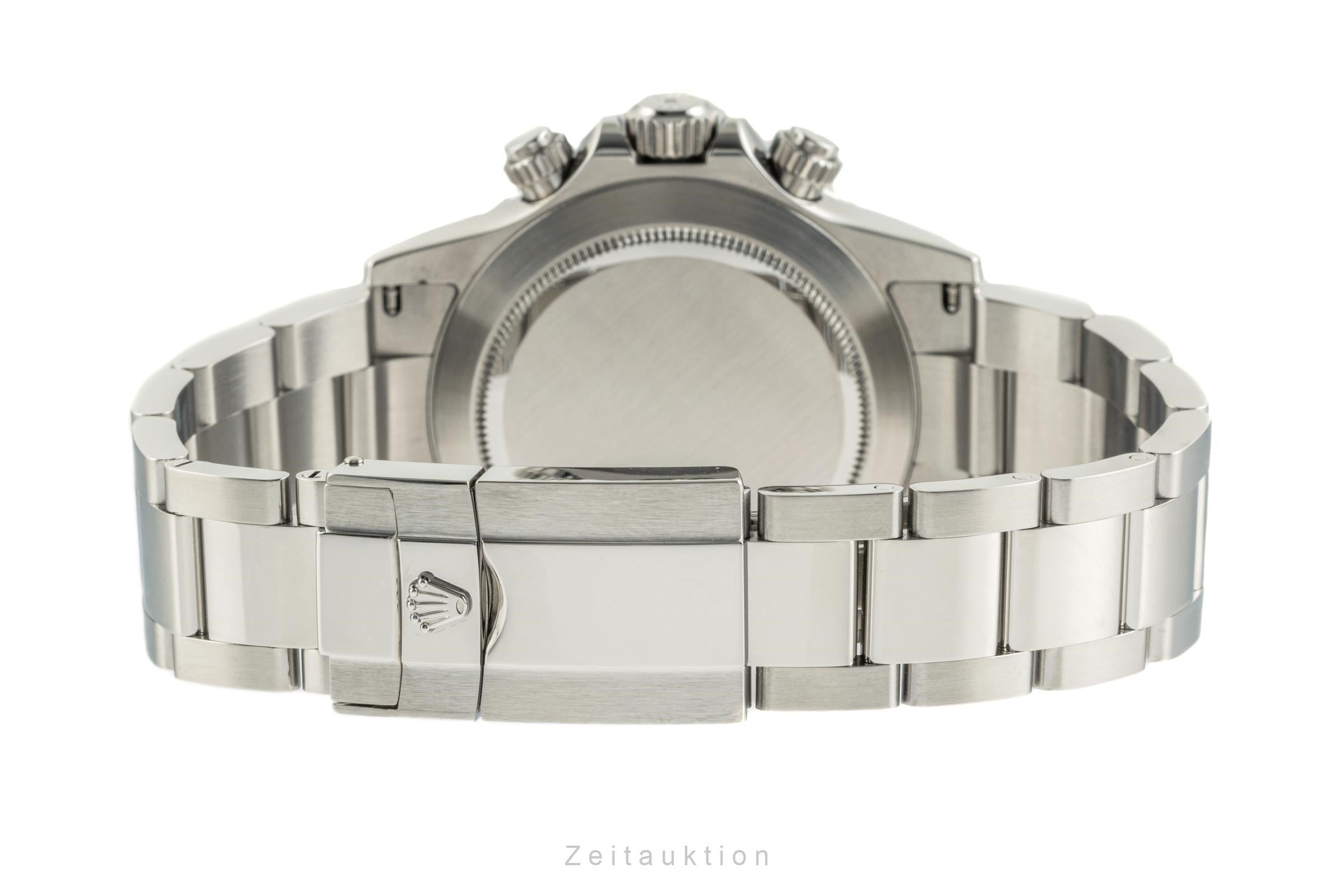 Rolex Daytona White Dial Chronograph Stahl Automatik Herrenuhr Ref. 116520 B&P [2305725]