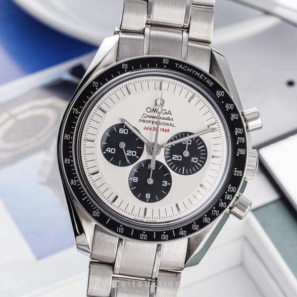 Omega Speedmaster Moonwatch Apollo 11 Panda Chronograph Ref. 3569.31.00 B&P [2305735]
