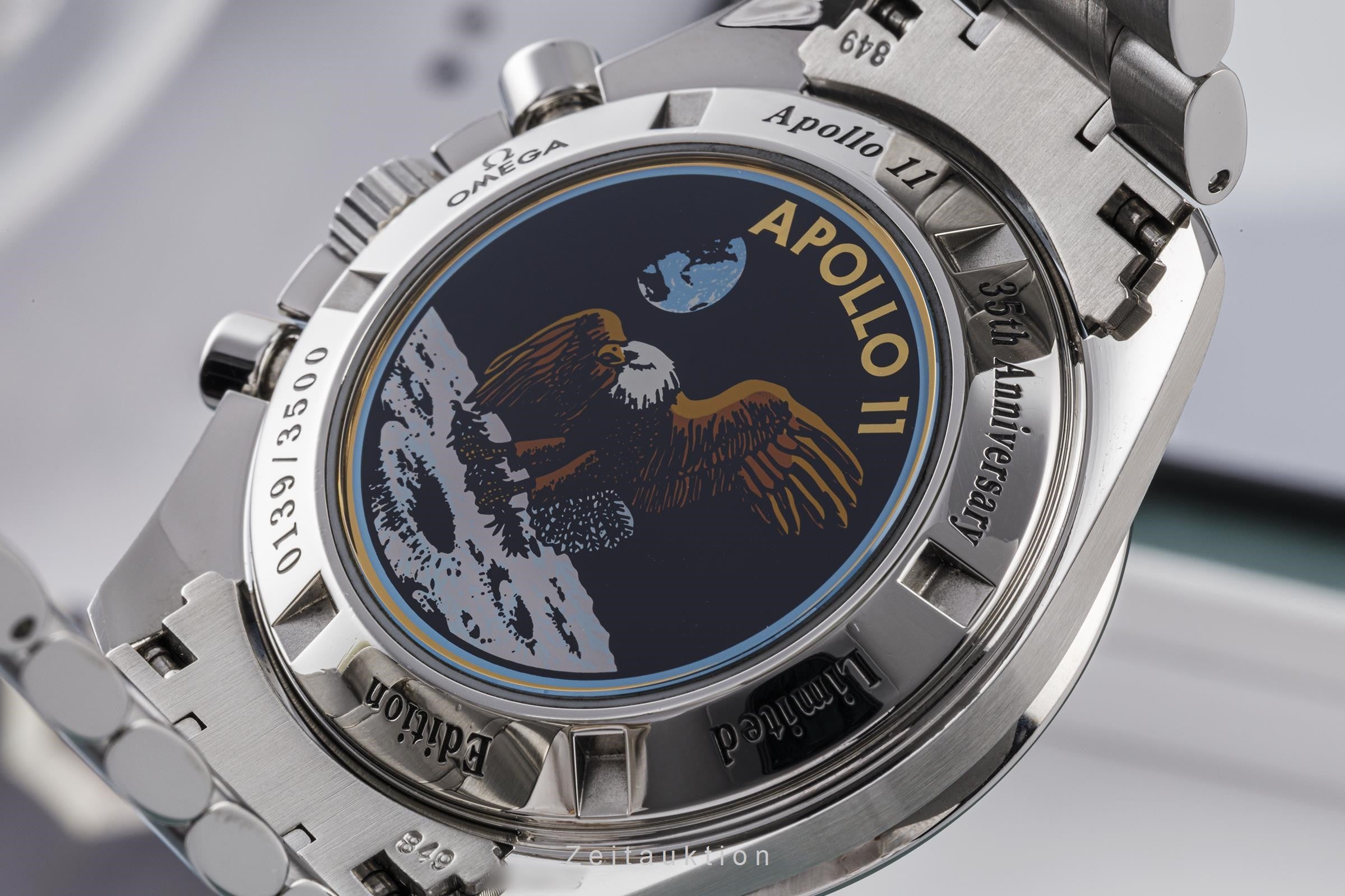 Omega Speedmaster Moonwatch Apollo 11 Panda Chronograph Ref. 3569.31.00 B&P [2305735]