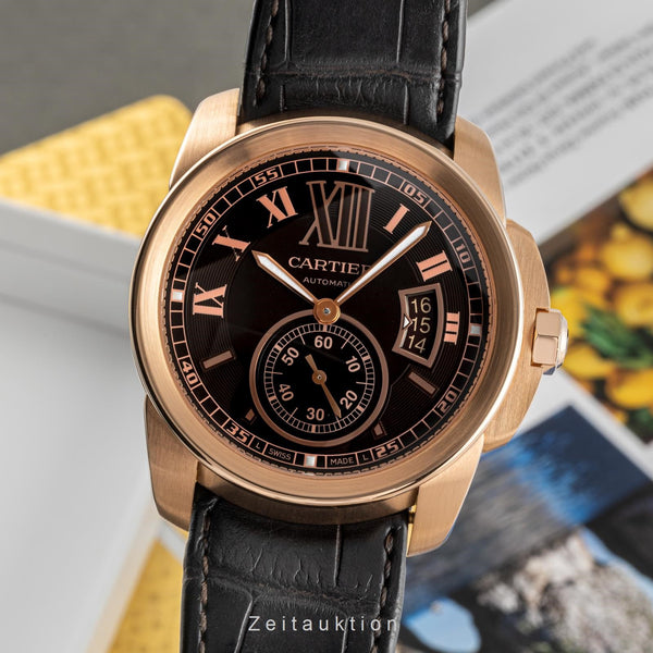 Cartier Calibre de Cartier oro rosado de 18 quilates automático reloj para caballeros W7100007, 3300  [2305795]