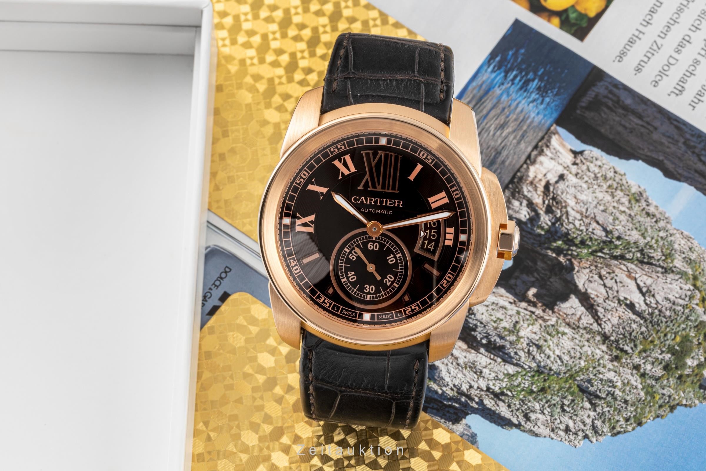 Cartier Calibre de Cartier oro rosado de 18 quilates automático reloj para caballeros W7100007, 3300  [2305795]