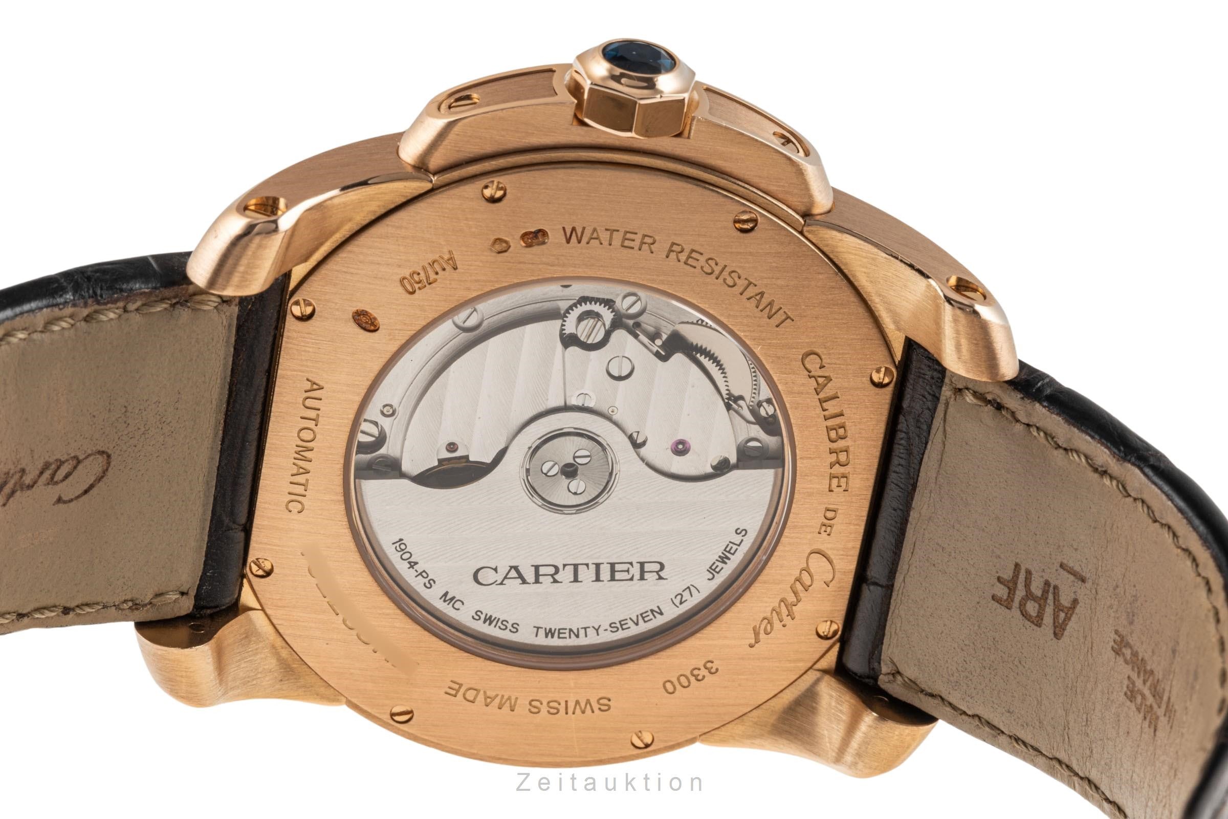 Cartier Calibre de Cartier oro rosado de 18 quilates automático reloj para caballeros W7100007, 3300  [2305795]
