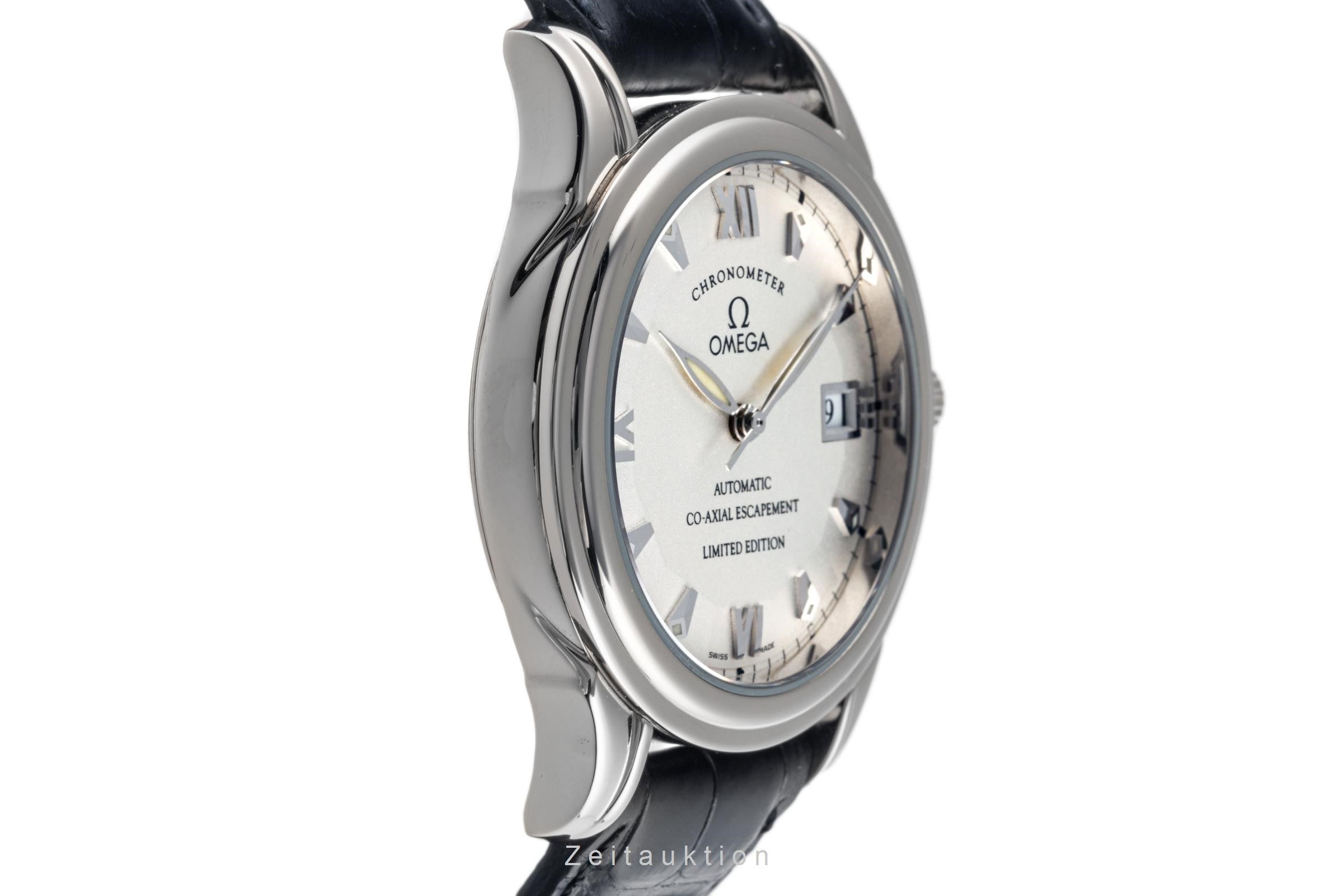 Omega De Ville 18 ct white gold automatic men's watch 5941.31.31, 168.1848 Limited  [2305802]