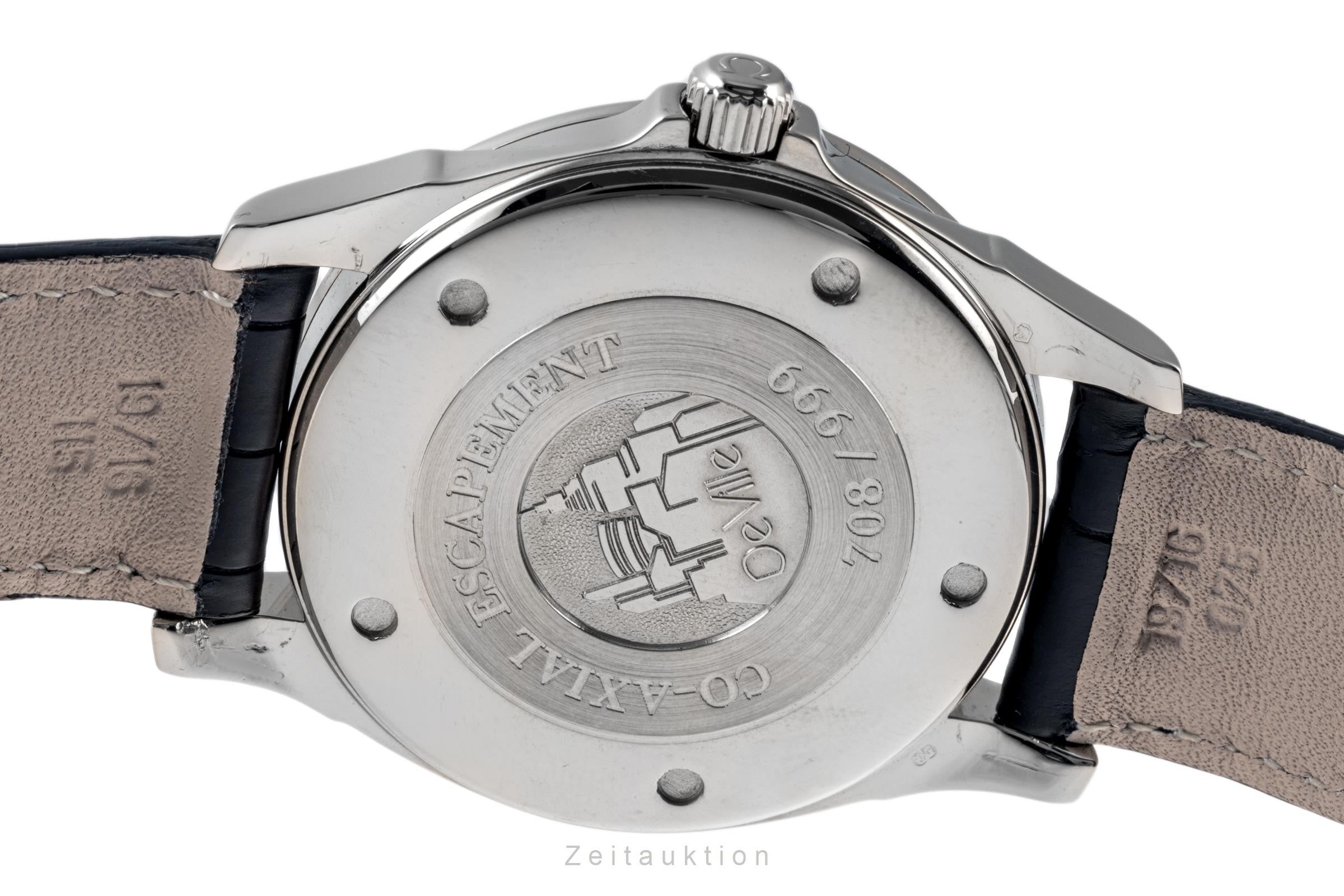 Omega De Ville 18 ct white gold automatic men's watch 5941.31.31, 168.1848 Limited  [2305802]