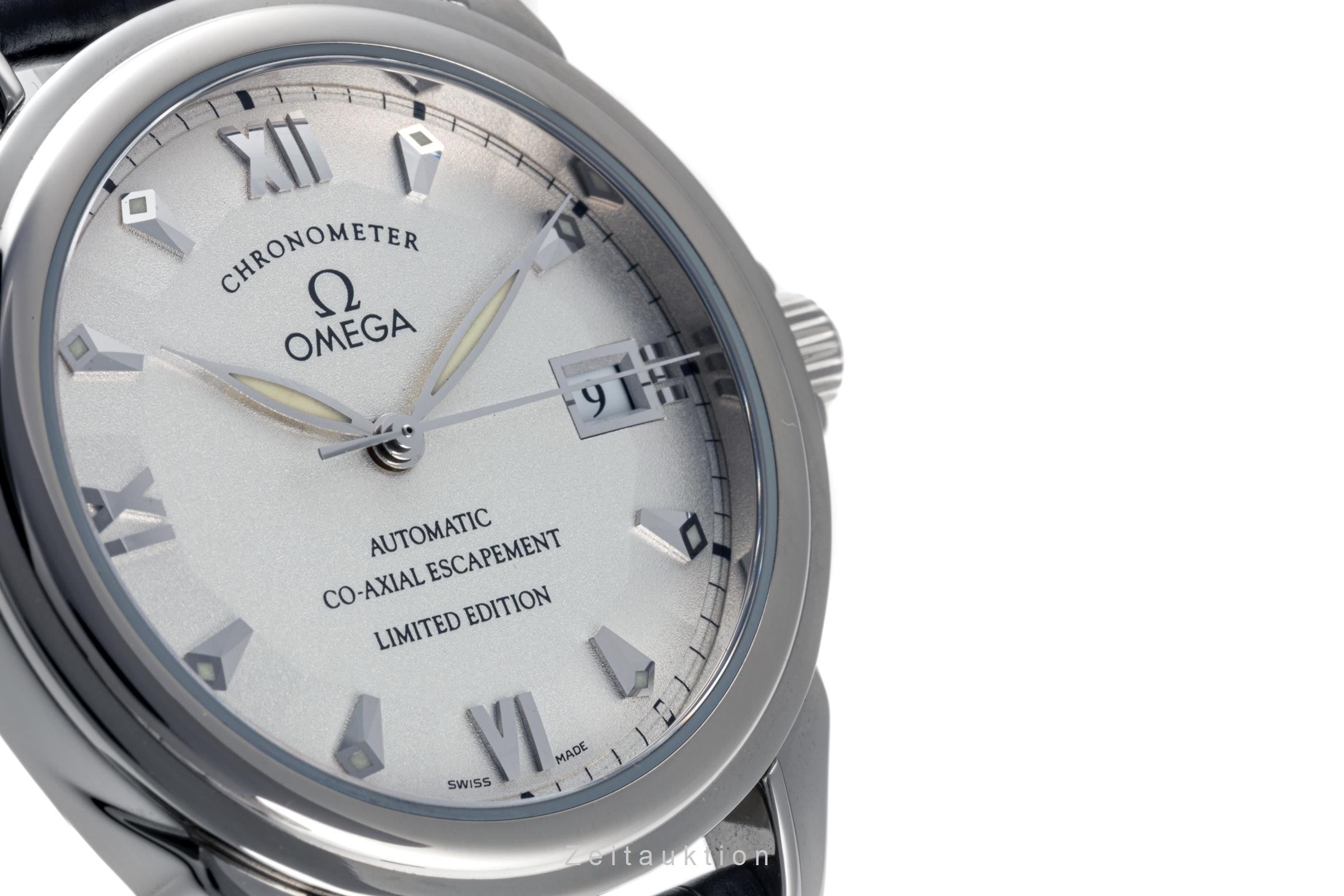 Omega De Ville 18 ct white gold automatic men's watch 5941.31.31, 168.1848 Limited  [2305802]