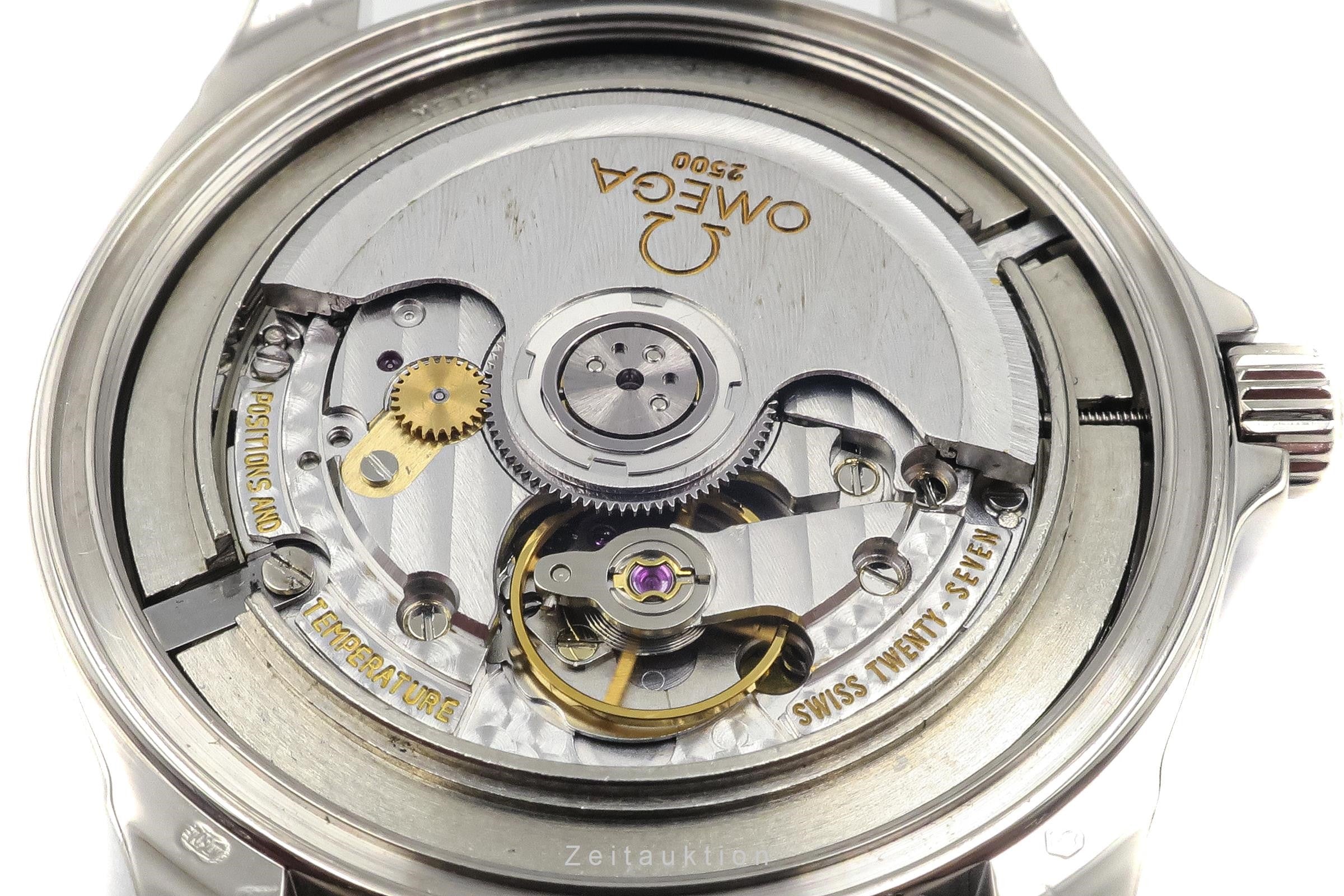 Omega De Ville 18 ct white gold automatic men's watch 5941.31.31, 168.1848 Limited  [2305802]