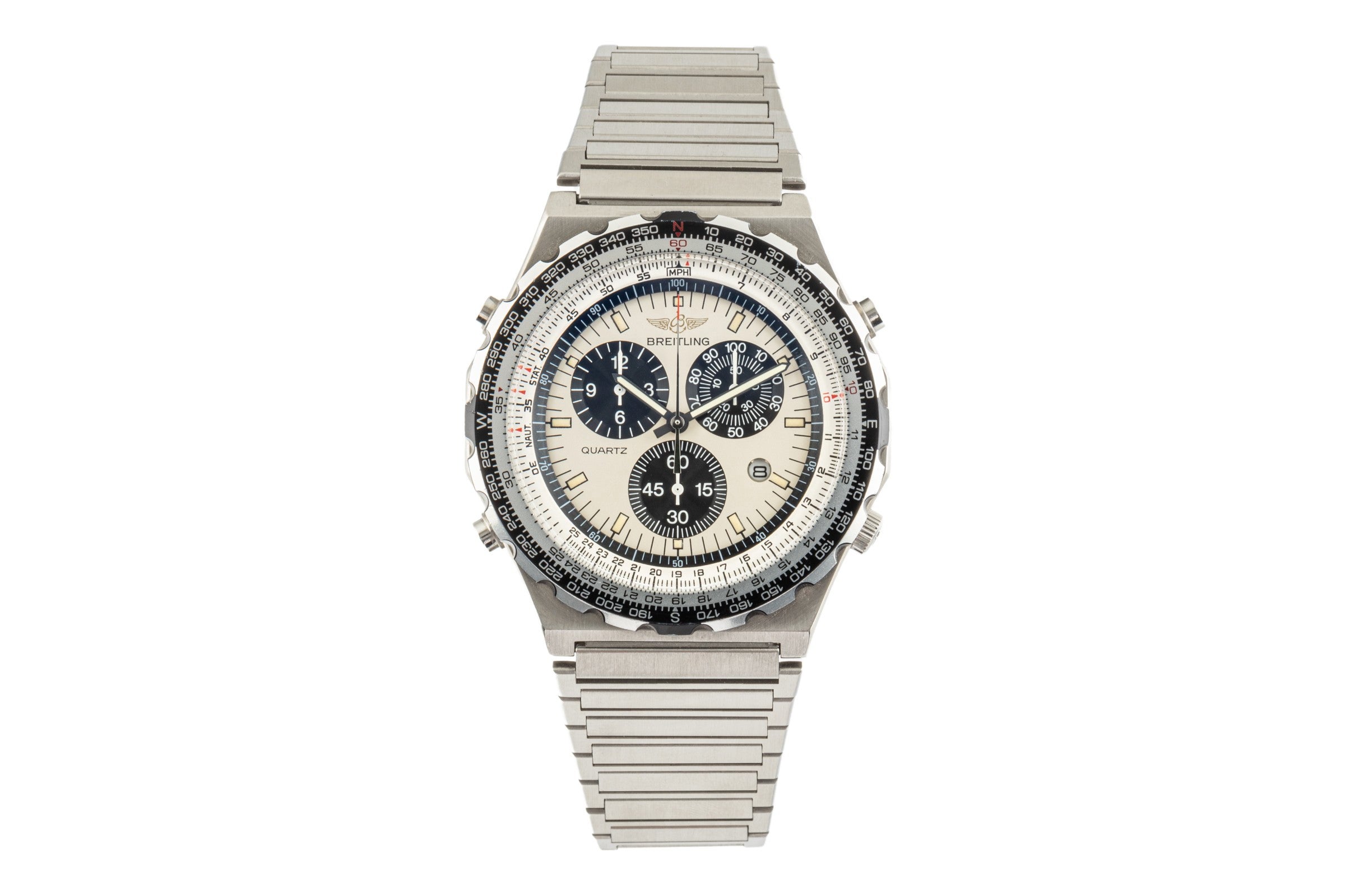 Breitling Jupiter Pilot steel quartz men's watch 80975  [2305929]