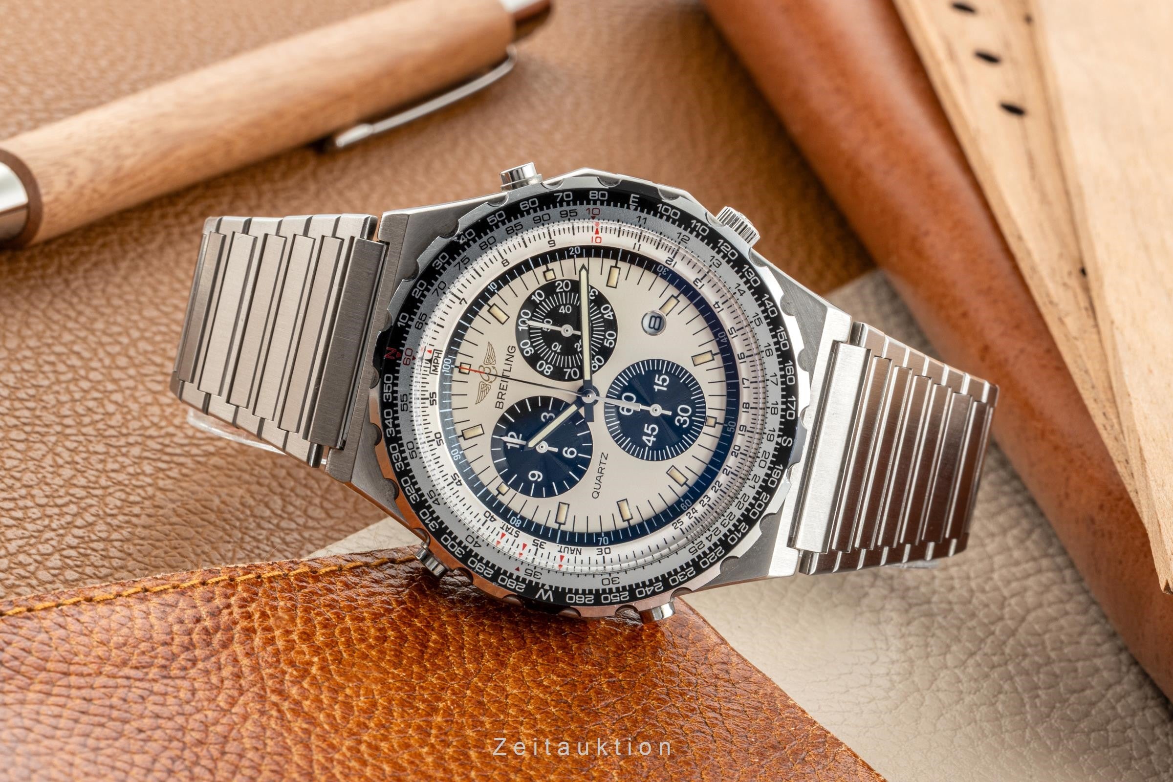 Breitling Jupiter Pilot steel quartz men's watch 80975  [2305929]